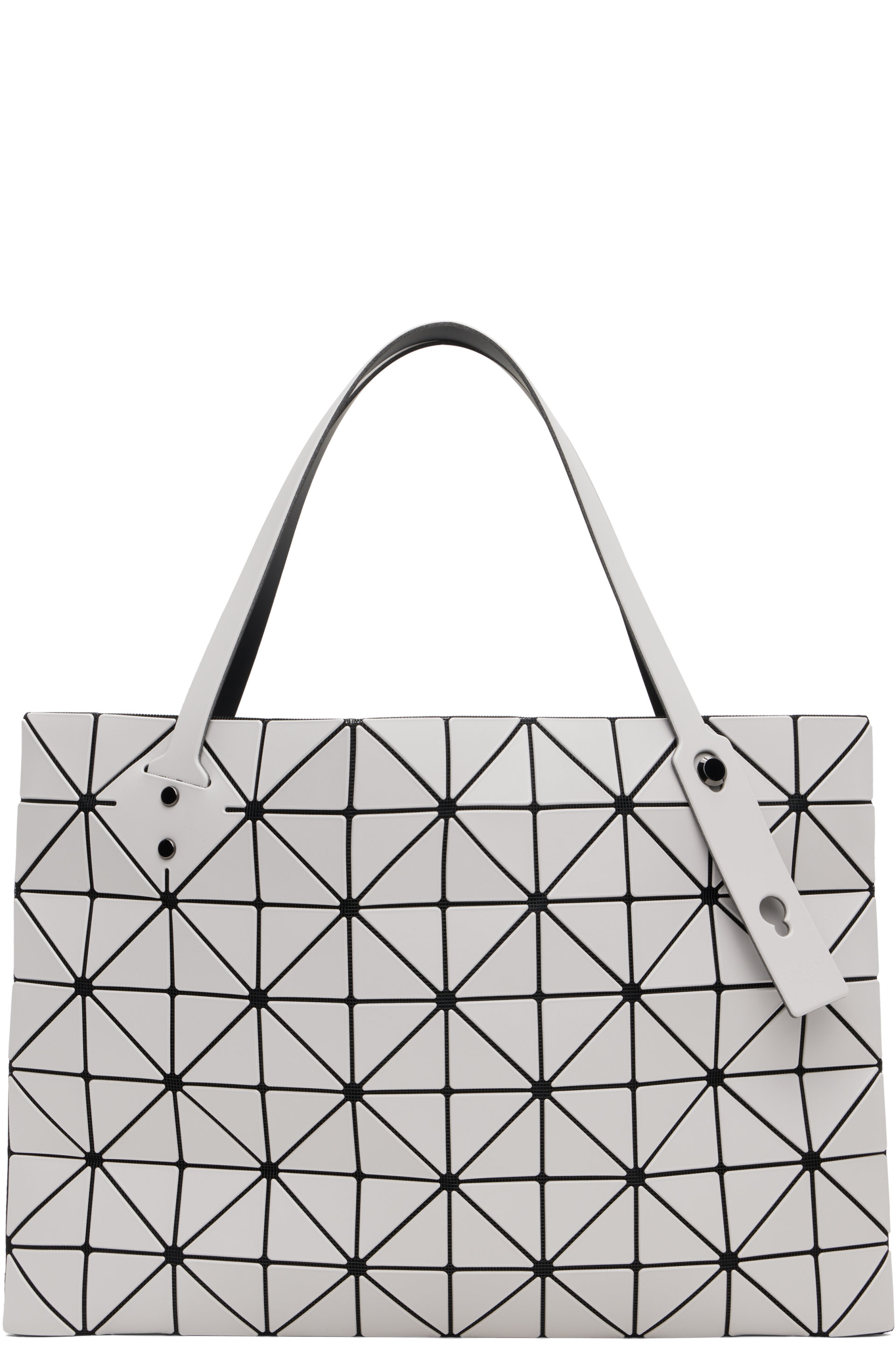 BAO BAO ISSEY MIYAKE - Off-White Rock Matte Bag