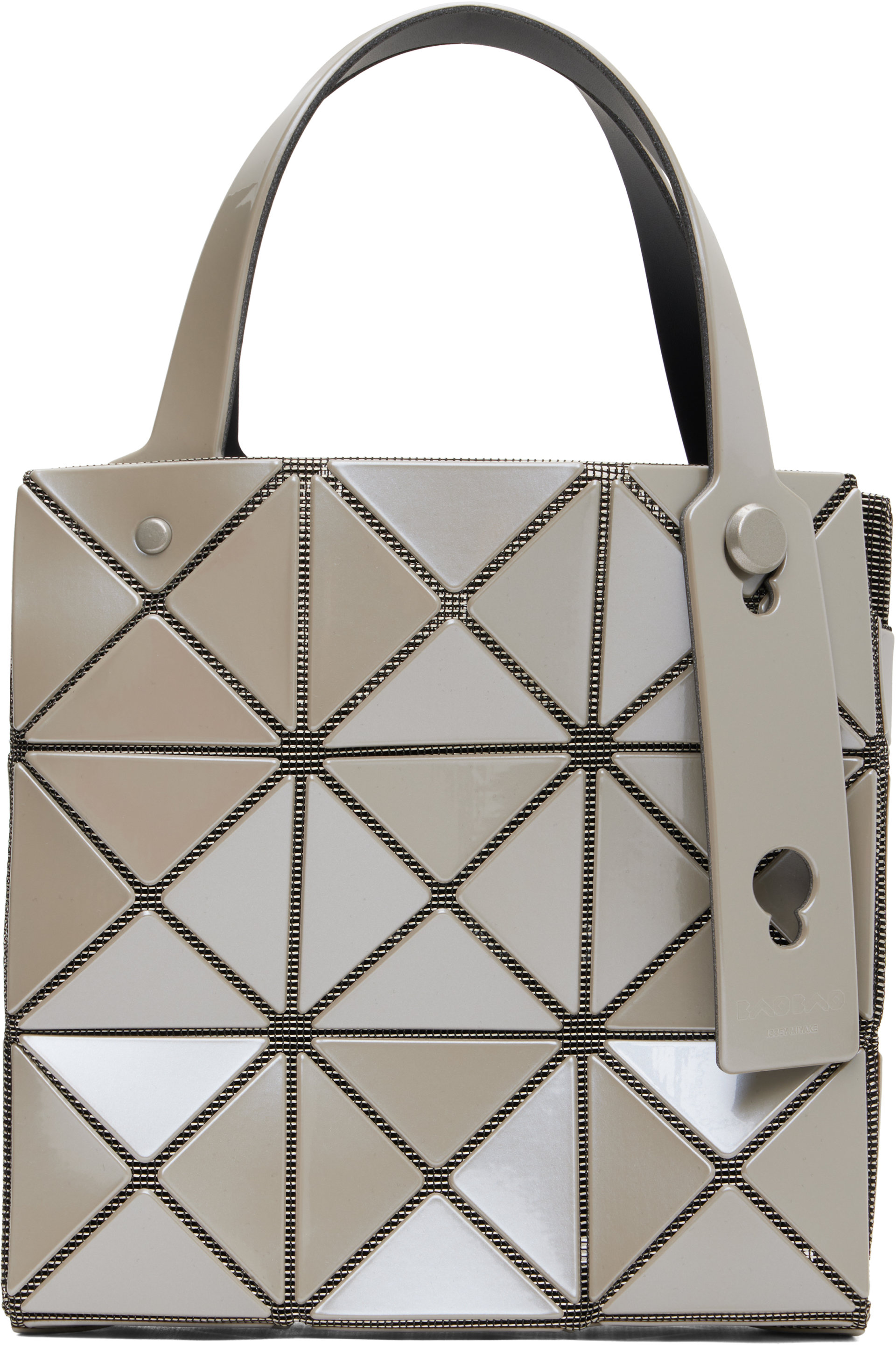 BAO BAO ISSEY MIYAKE - Gray Small Carat Bag