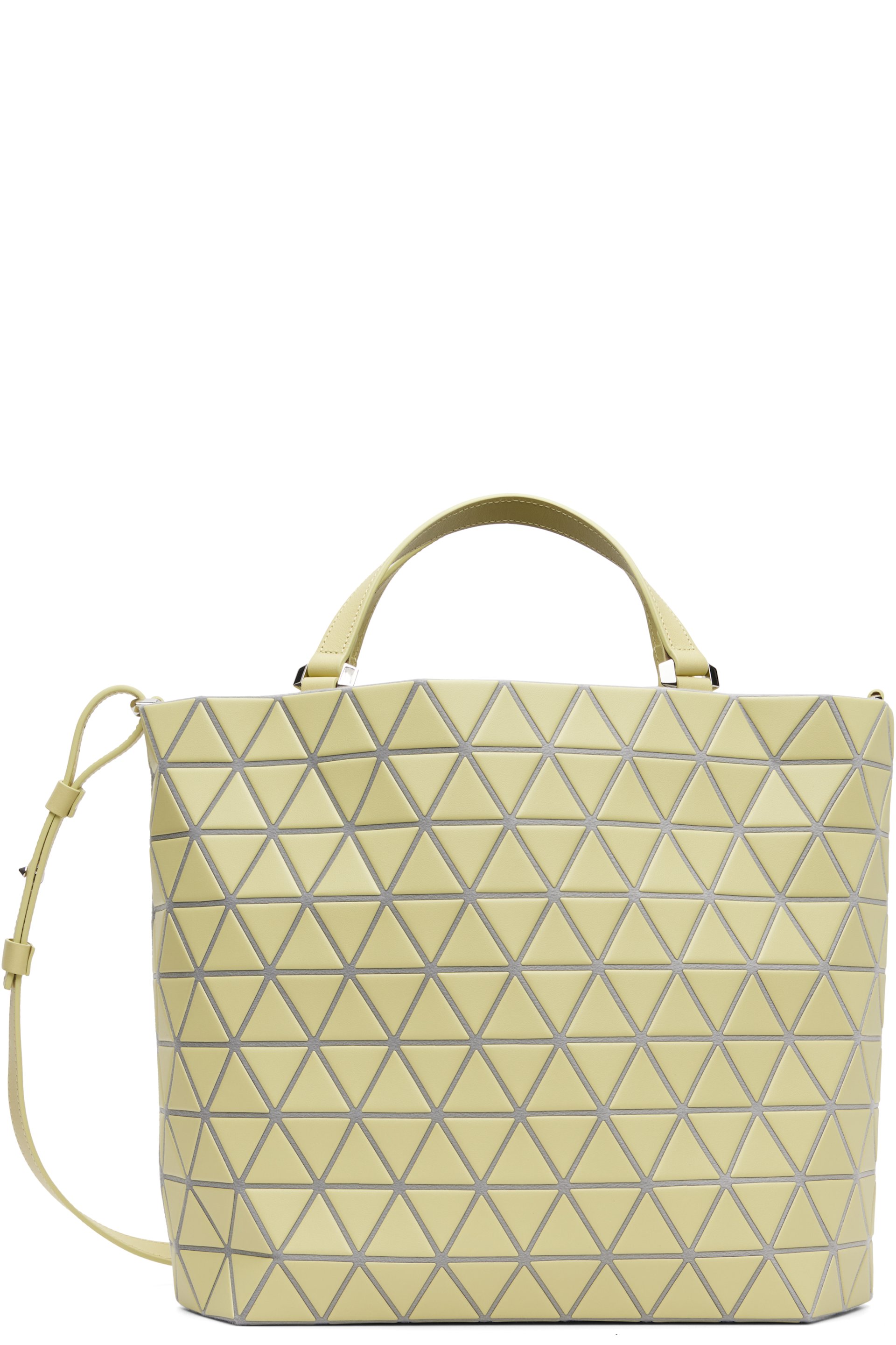 BAO BAO ISSEY MIYAKE - Yellow Crystal Matte Bag