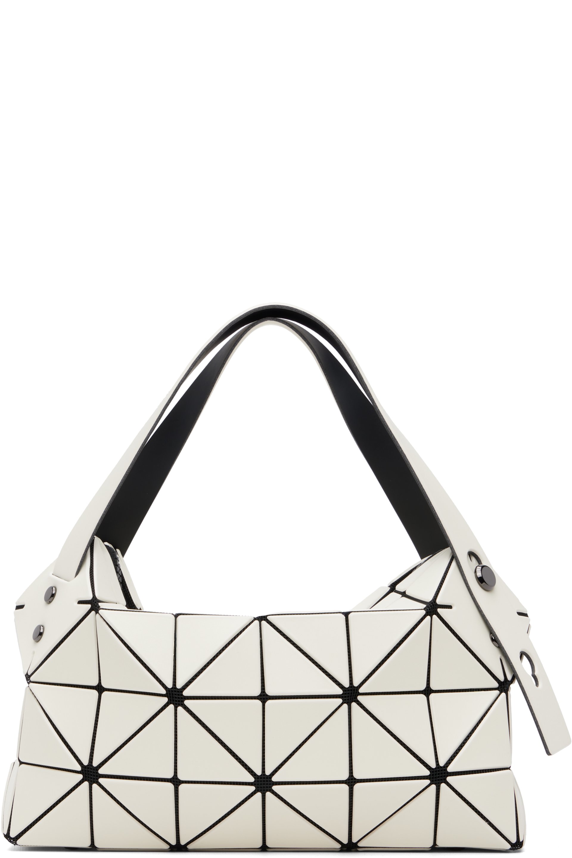 BAO BAO ISSEY MIYAKE - White Boston Hand Bag