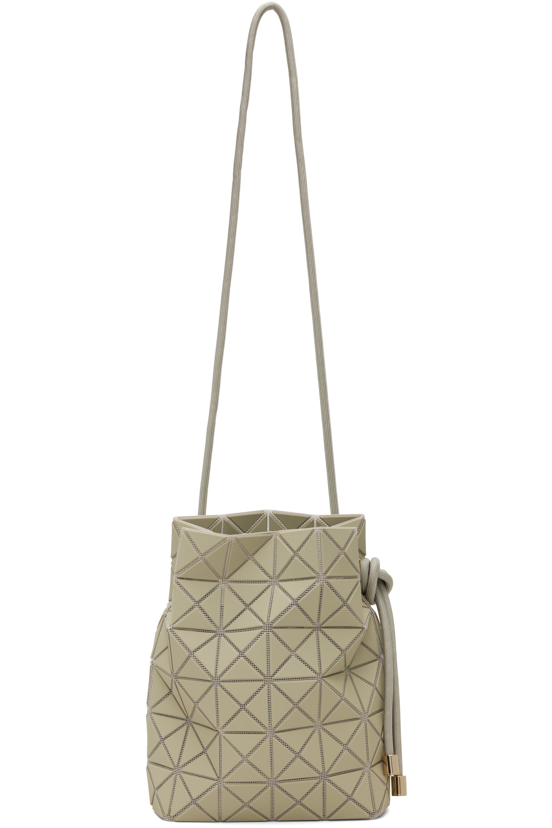 BAO BAO ISSEY MIYAKE - Beige Wring Clay Bag