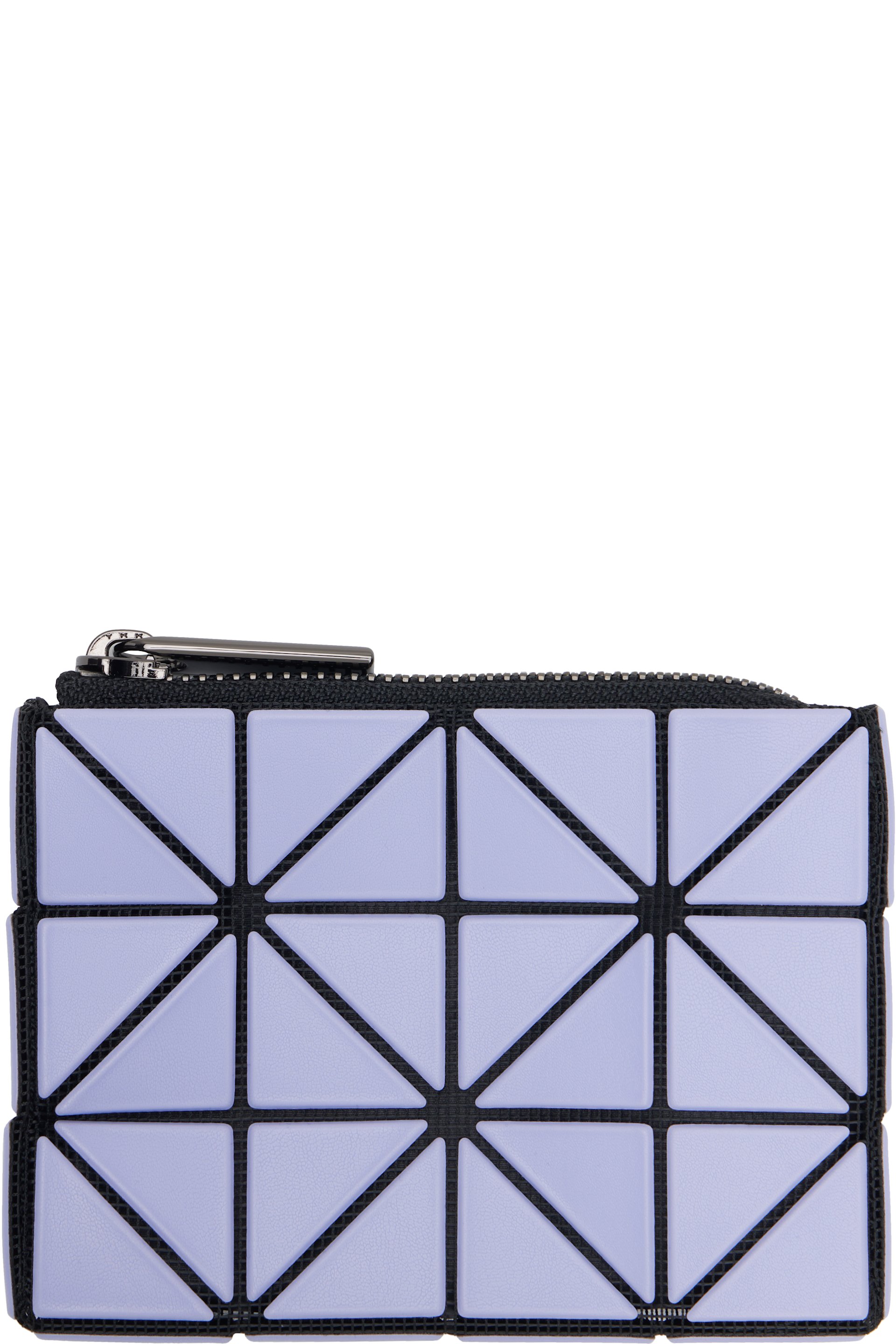 BAO BAO ISSEY MIYAKE: Purple Casette Card Holder | SSENSE