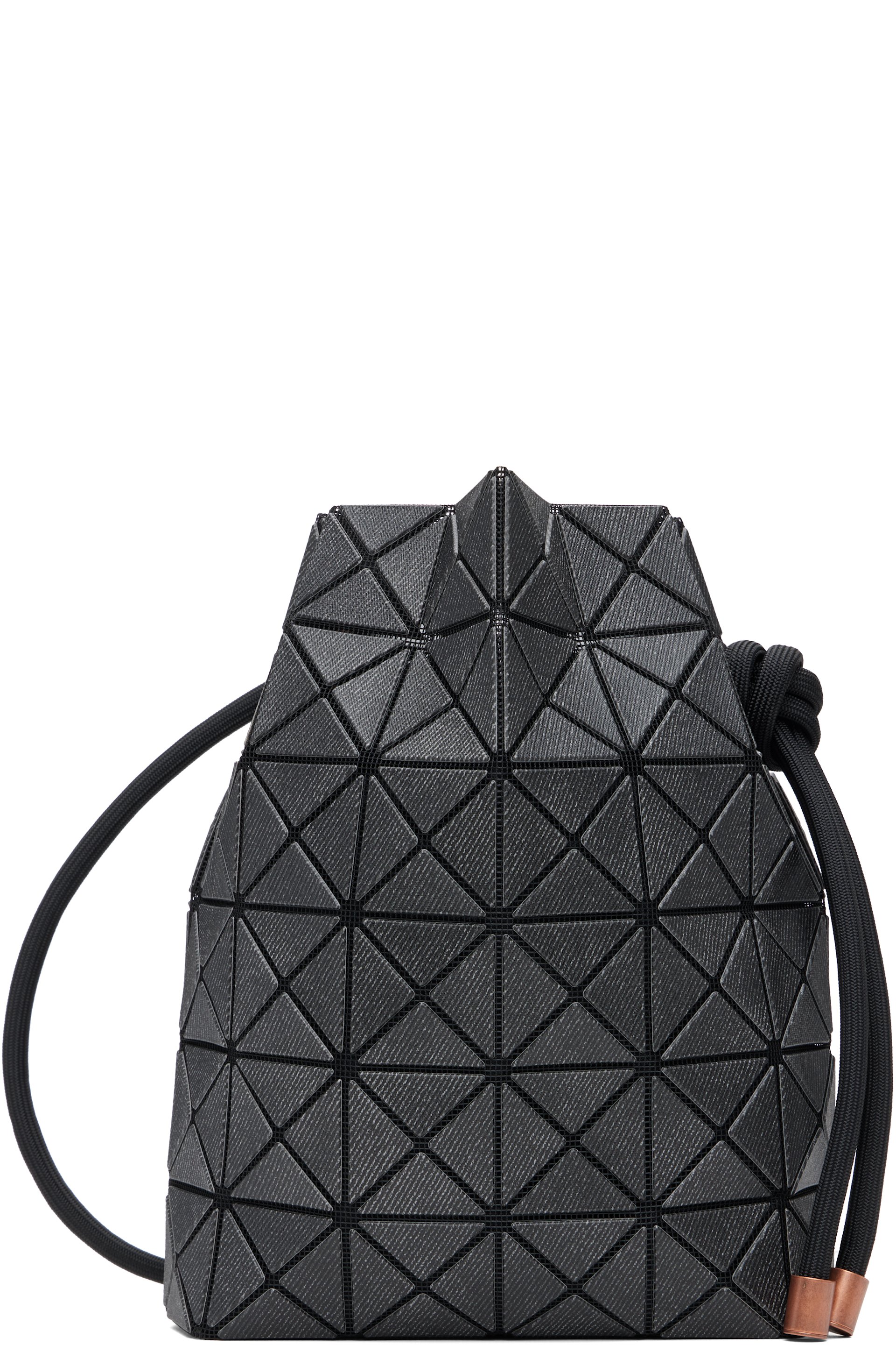 BAO BAO ISSEY MIYAKE - Black Wring Denim Bag