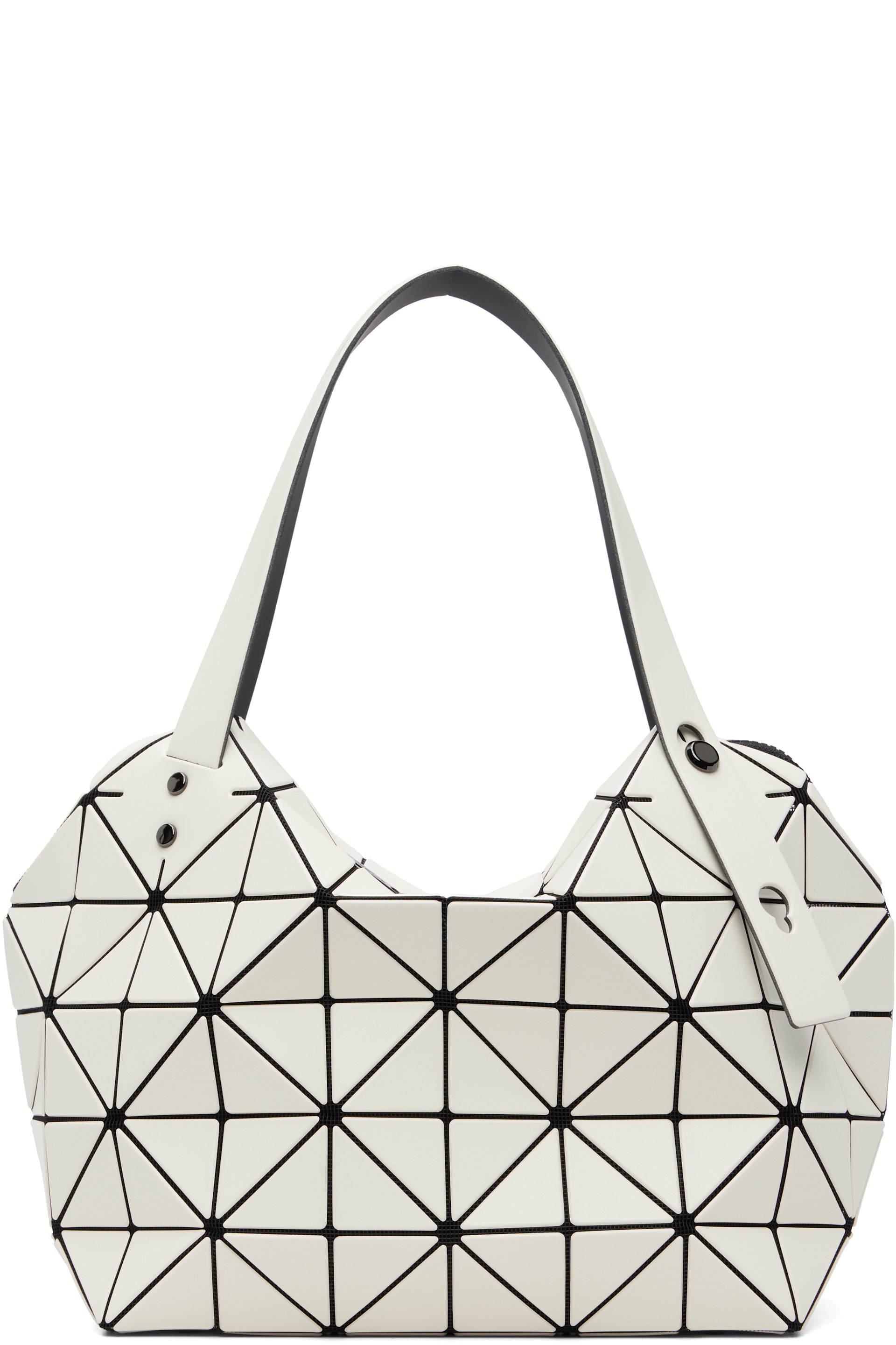 BAO BAO ISSEY MIYAKE - White Boston Tote