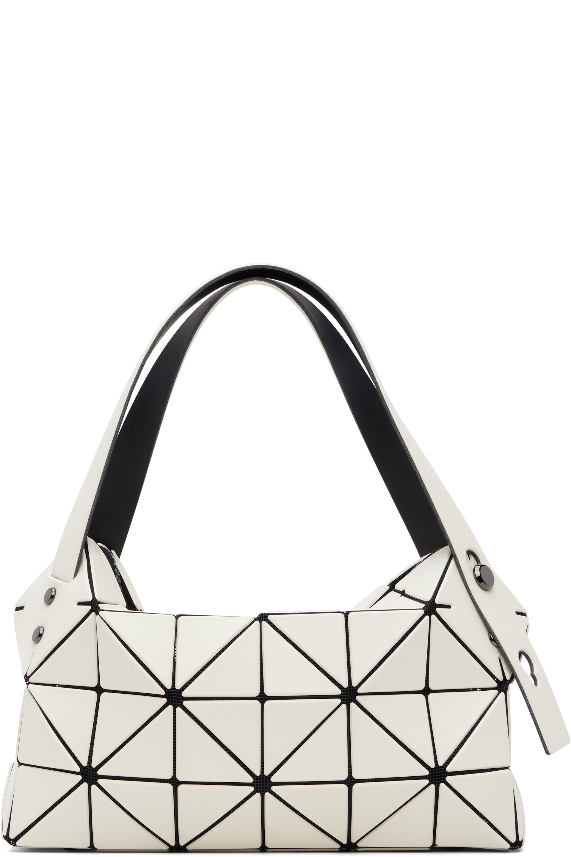 BAO BAO ISSEY MIYAKE - White Boston Hand Bag