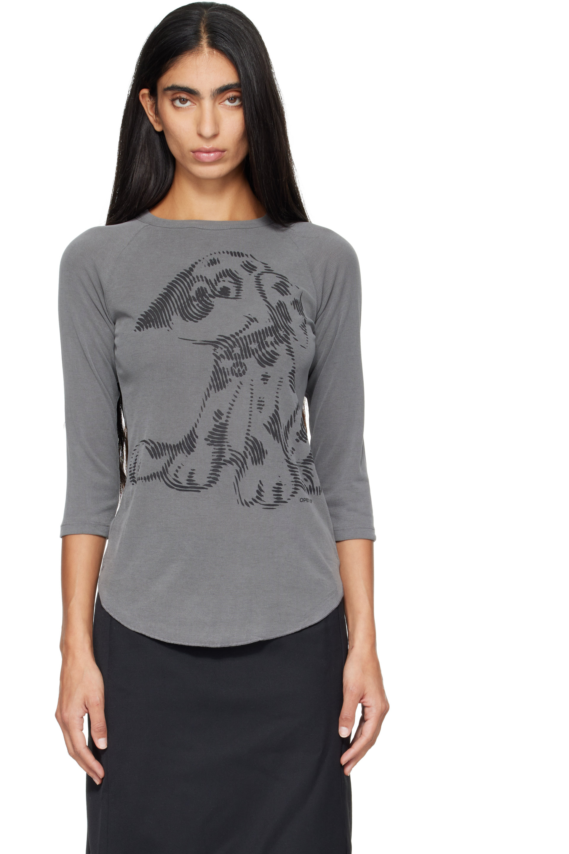 OPEN YY - Gray 'Pet Club' Dalmatian Doodle T-Shirt