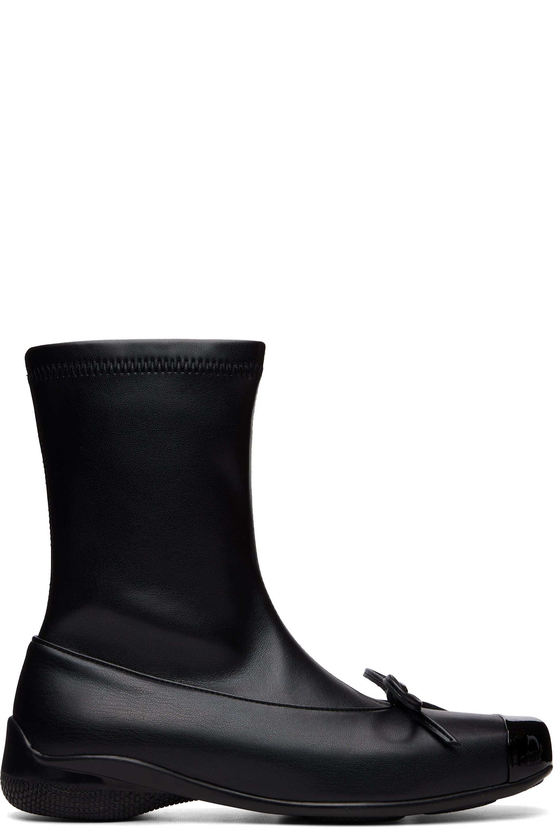 OPEN YY - Black Ballet Ankle Boots