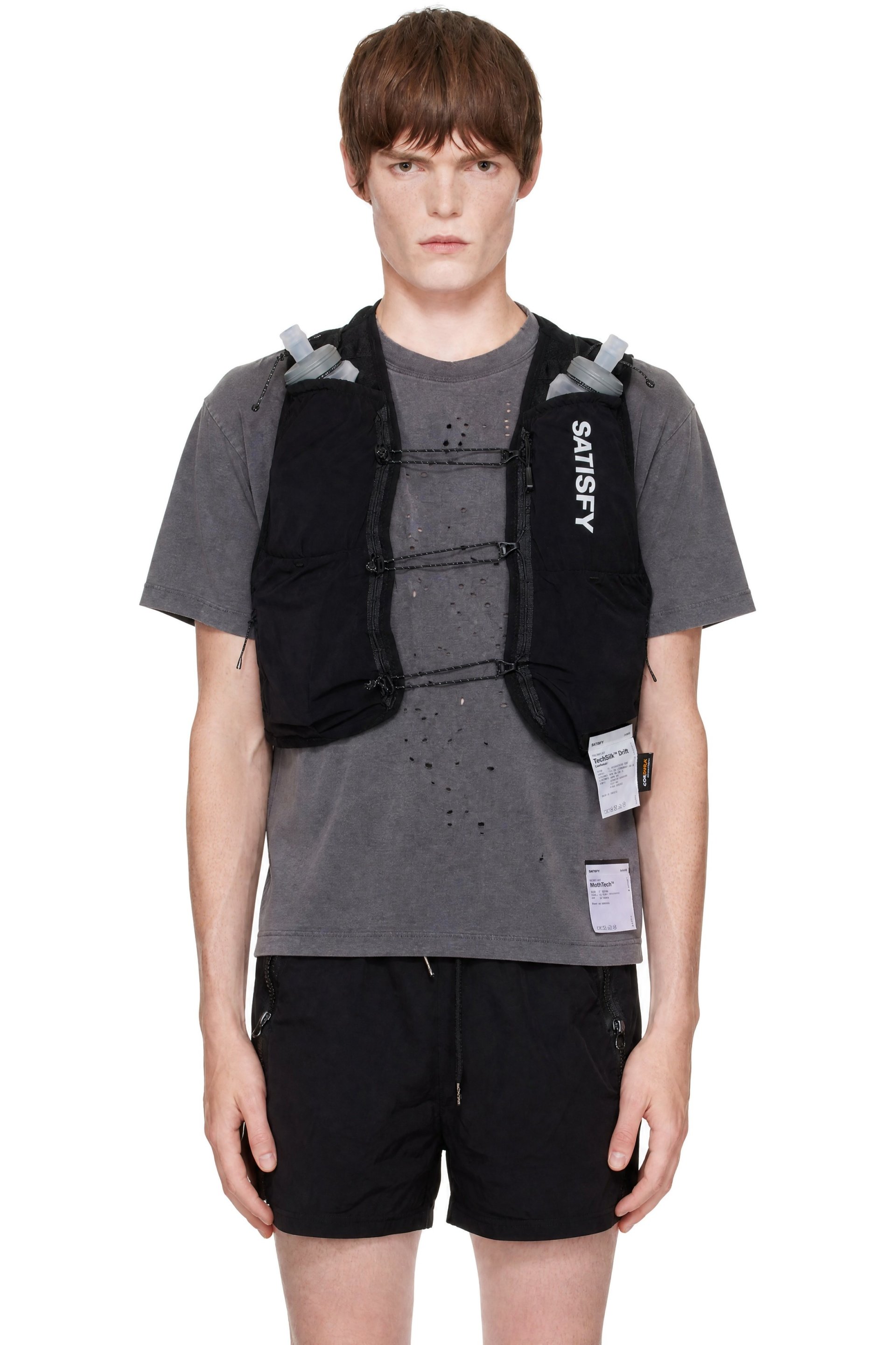Satisfy - Black TechSilk Drift Cordura 5L Hydration Vest