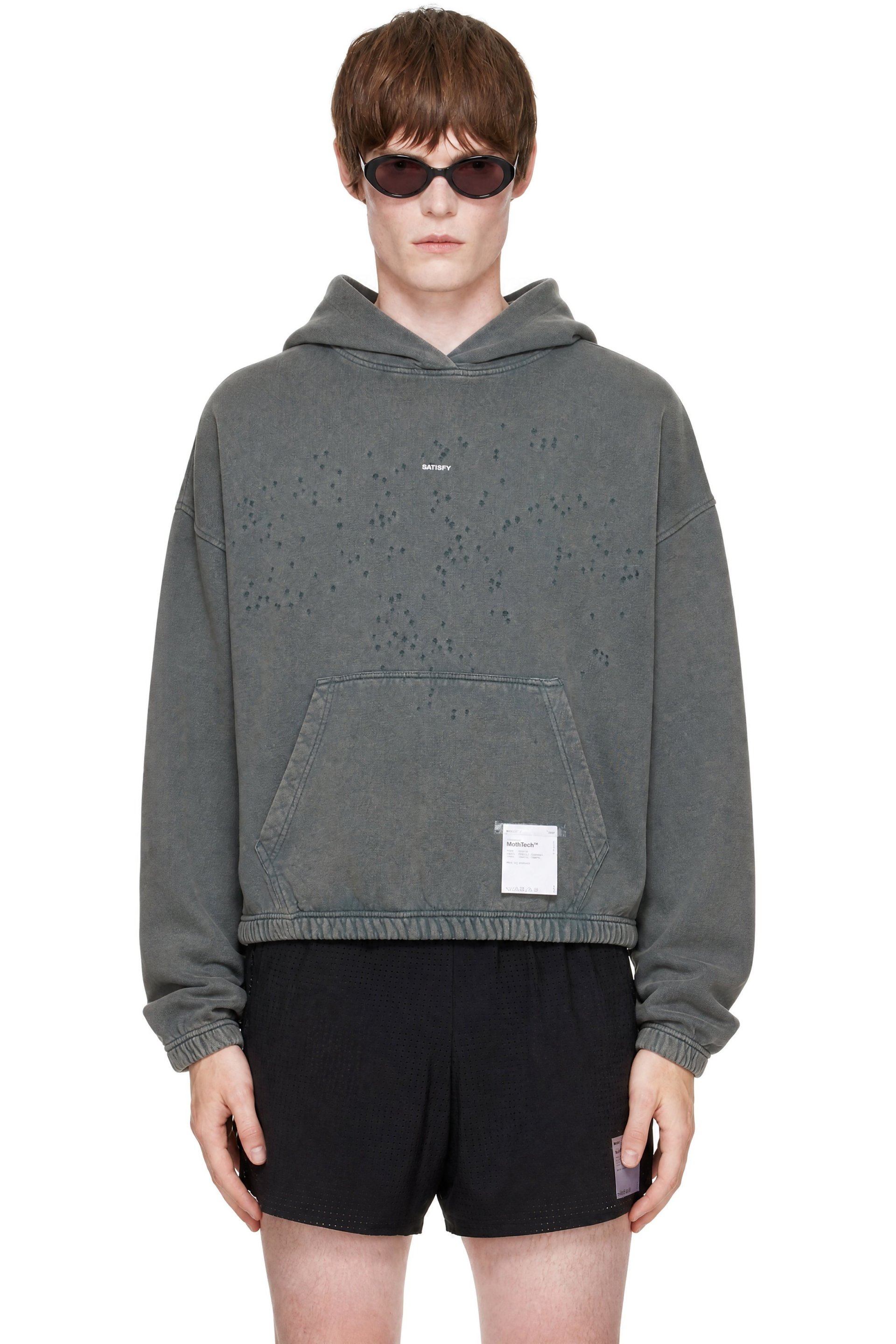 Satisfy - Gray MothTech Hoodie