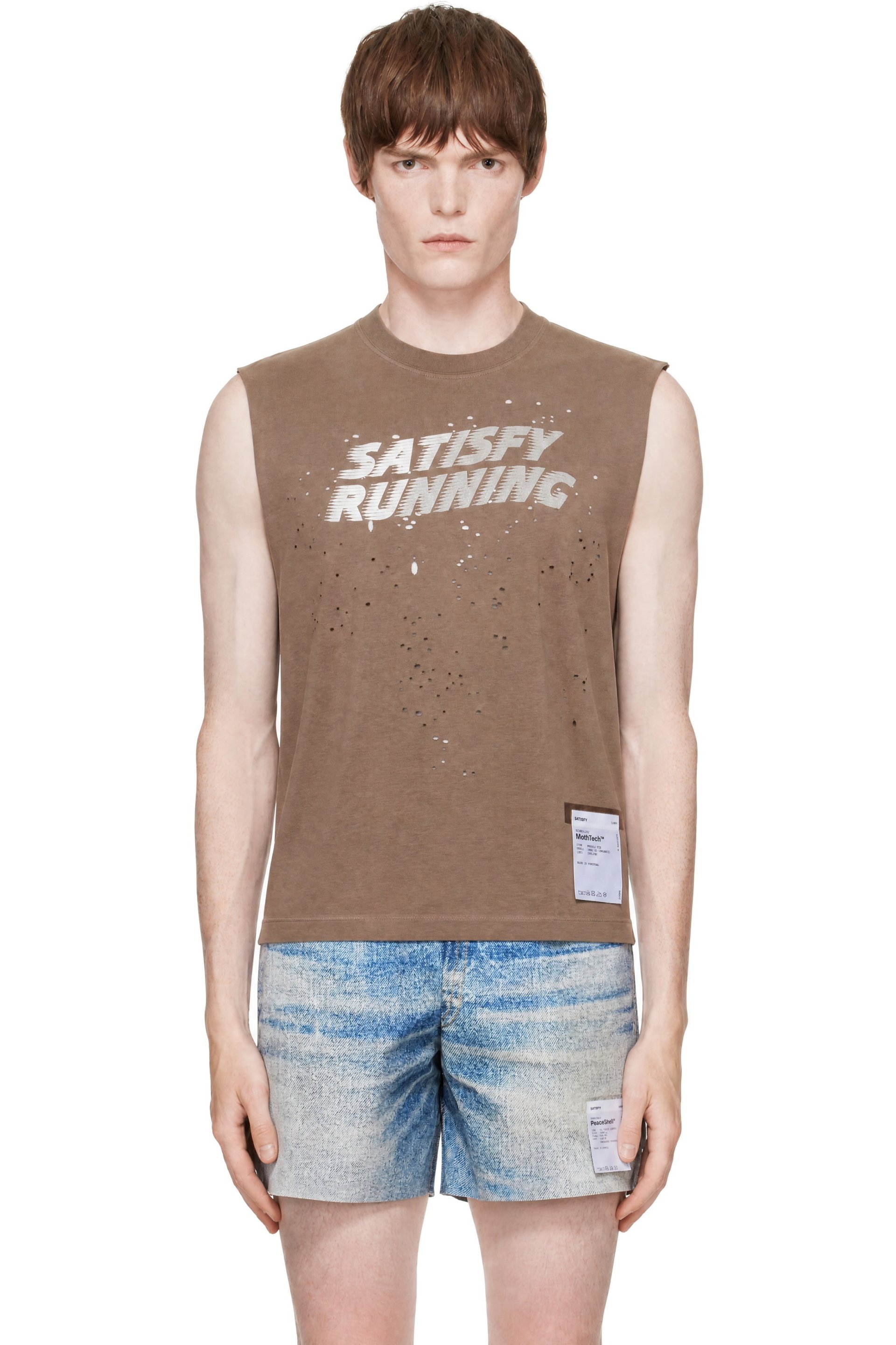 Satisfy - Brown MothTech Muscle Tank Top
