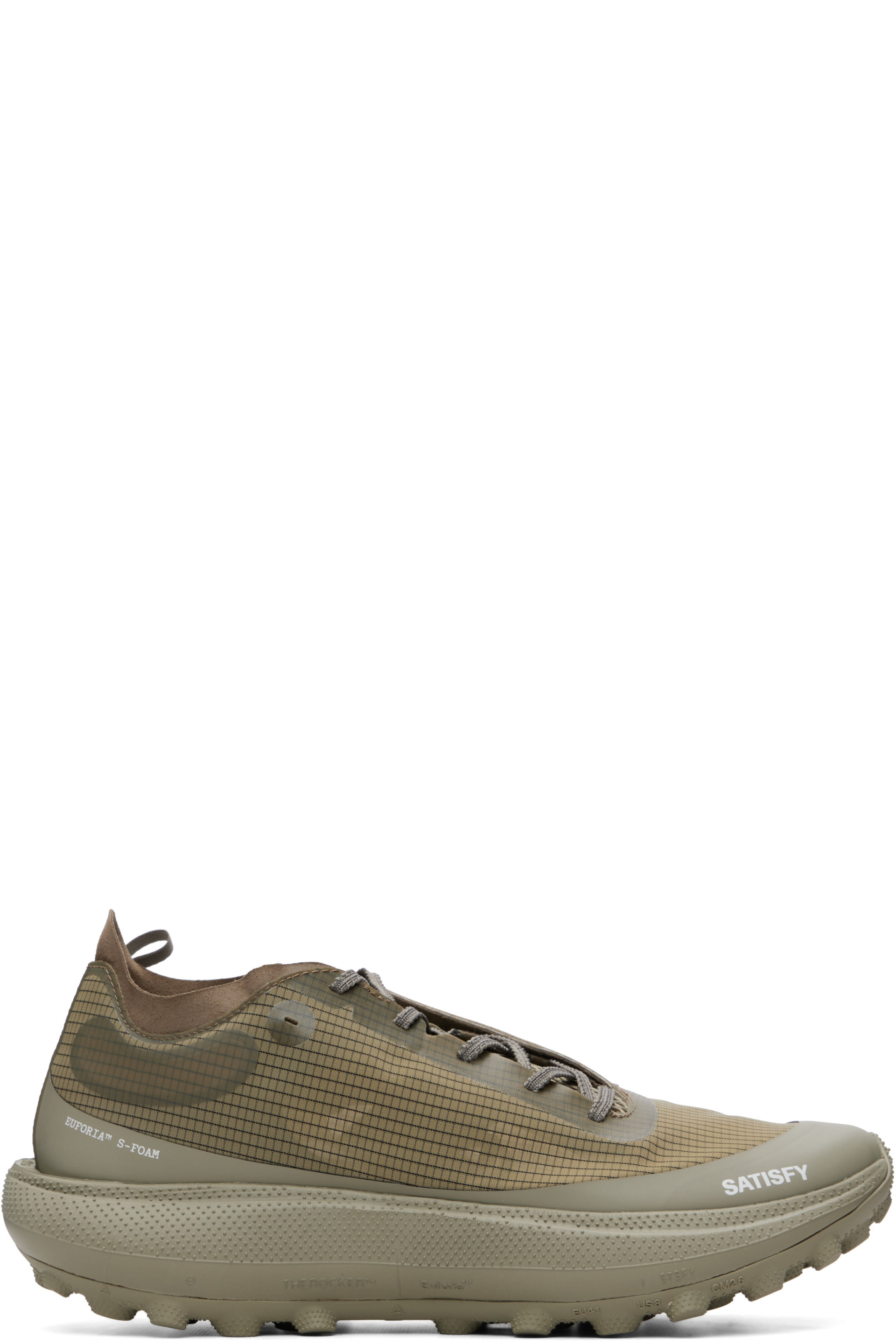 Satisfy - Baskets 'TheROCKER' kaki