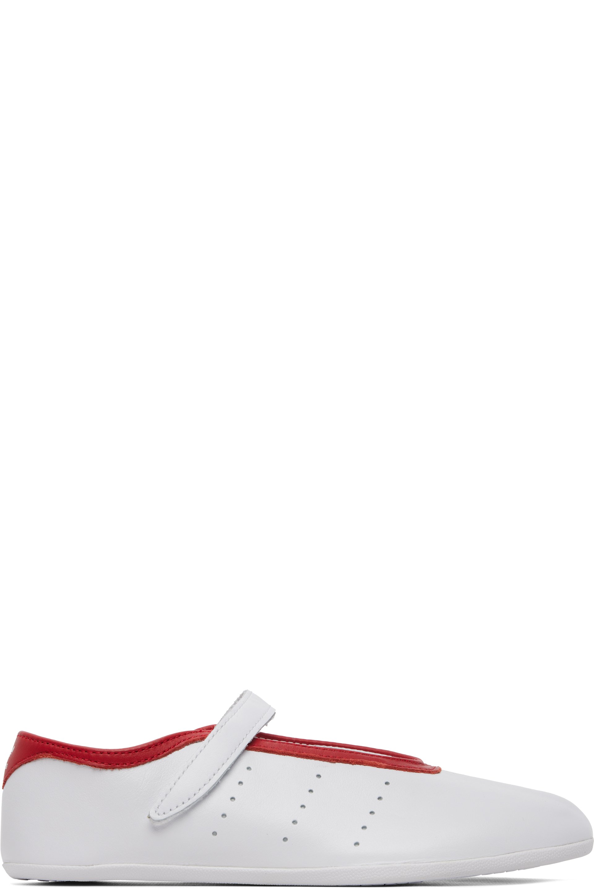 adidas Originals - White Stan Smith Lo Ballerina Flats