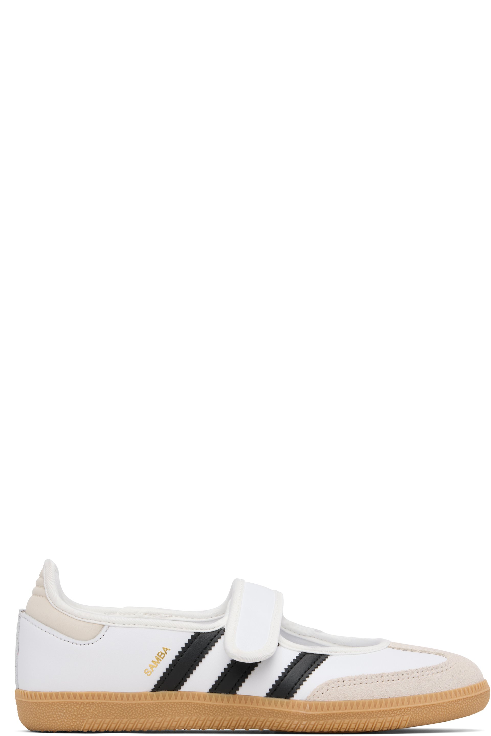 adidas Originals - White Samba Jane Ballerina Flats