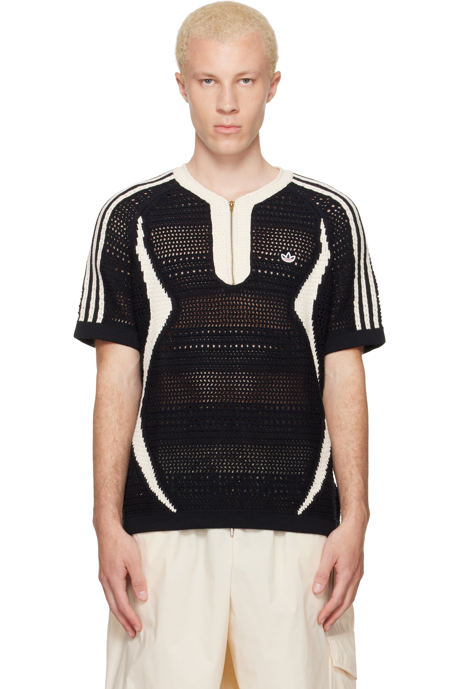 adidas Originals - Black Edison Chen Edition CLOT Knit Jersey T-shirt