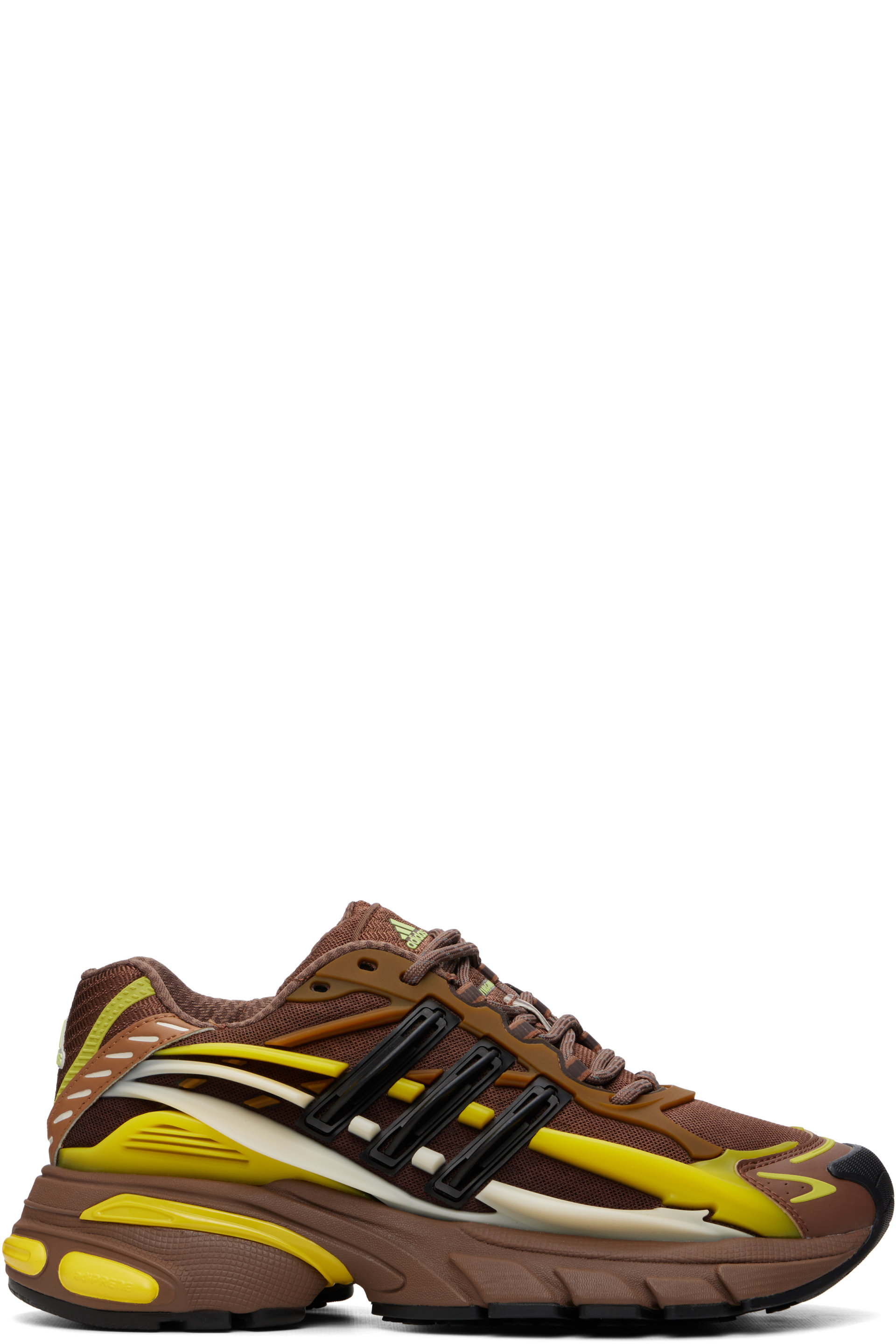 adidas Originals - Baskets Adistar Jellyfish brun et jaune édition Pharrell Williams