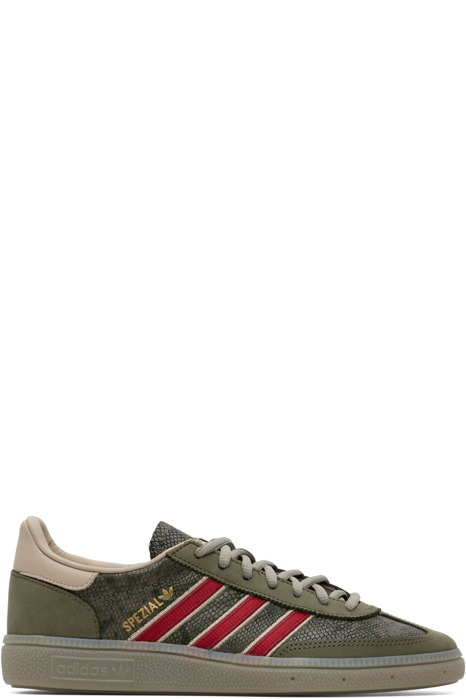 adidas Originals - Khaki Handball Spezial Sneakers