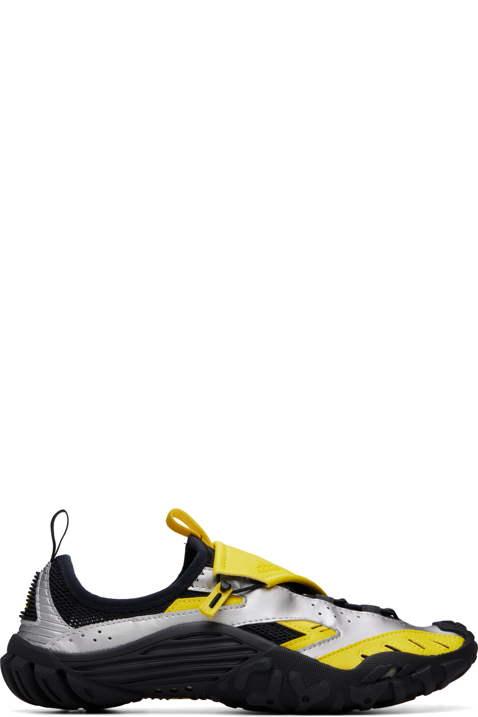 adidas Originals - Baskets PW Water Moc argenté et jaune édition Pharrell