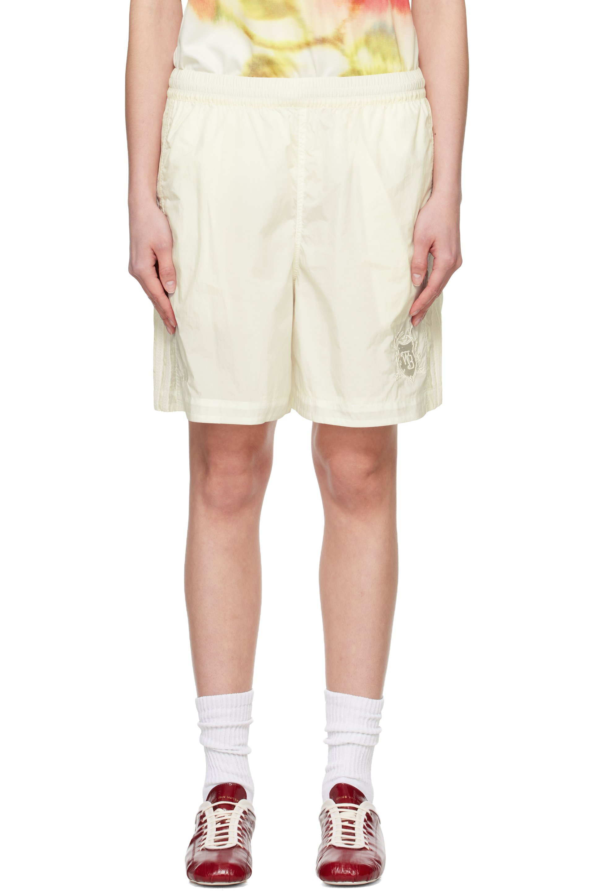 Wales Bonner - Short de soccer blanc édition adidas Originals