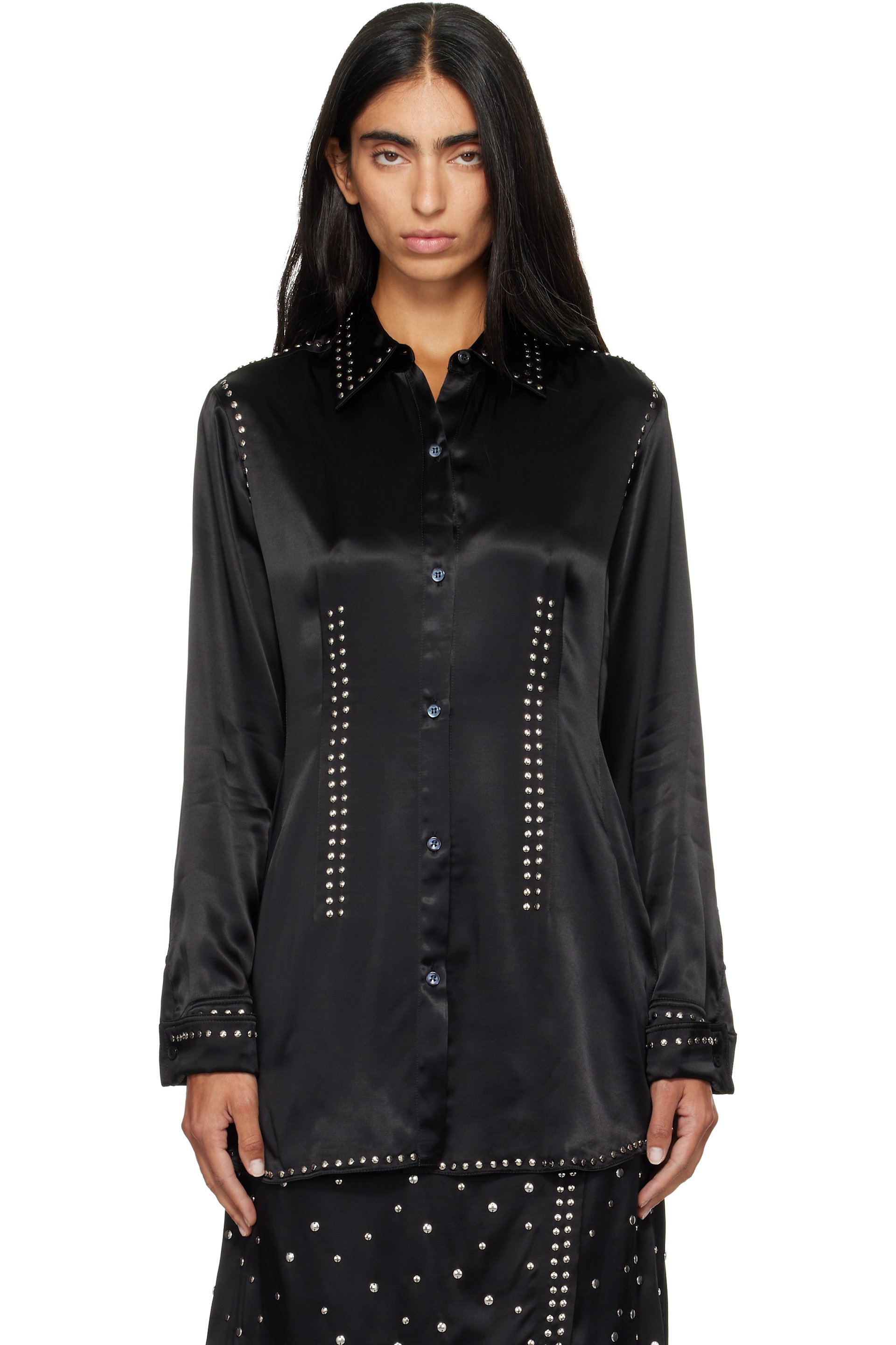 Wales Bonner - Black Mystic Shirt