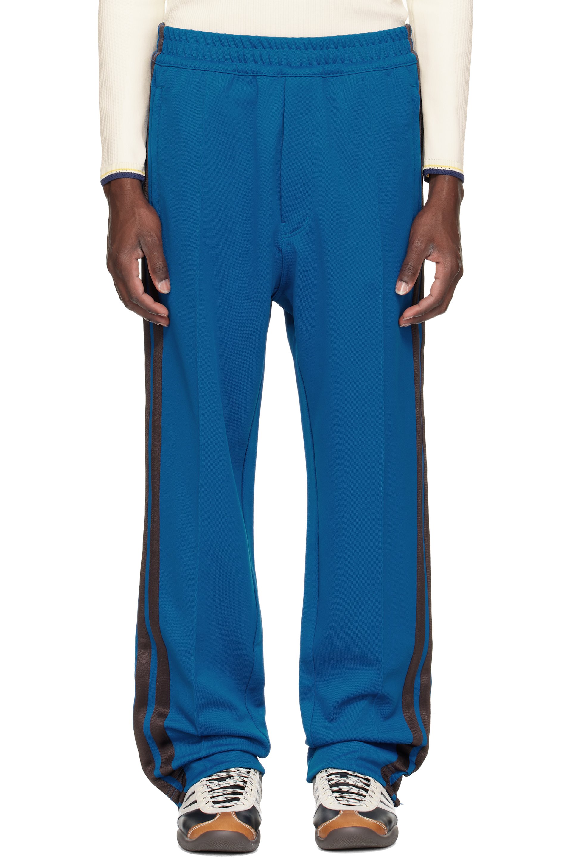 Wales Bonner - Blue Y-3 Edition End Track Pants
