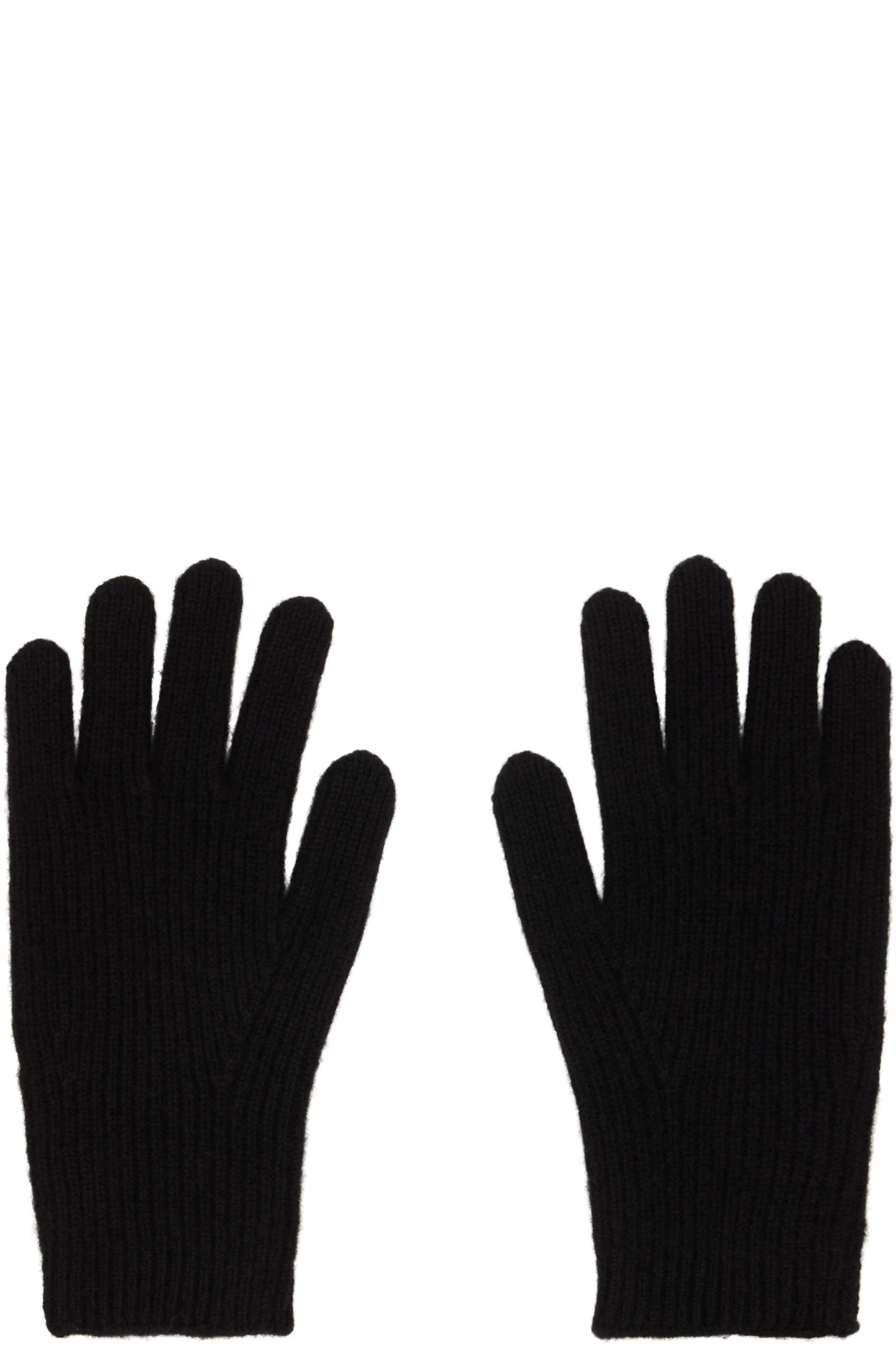 TOTEME - Black Cashmere Gloves