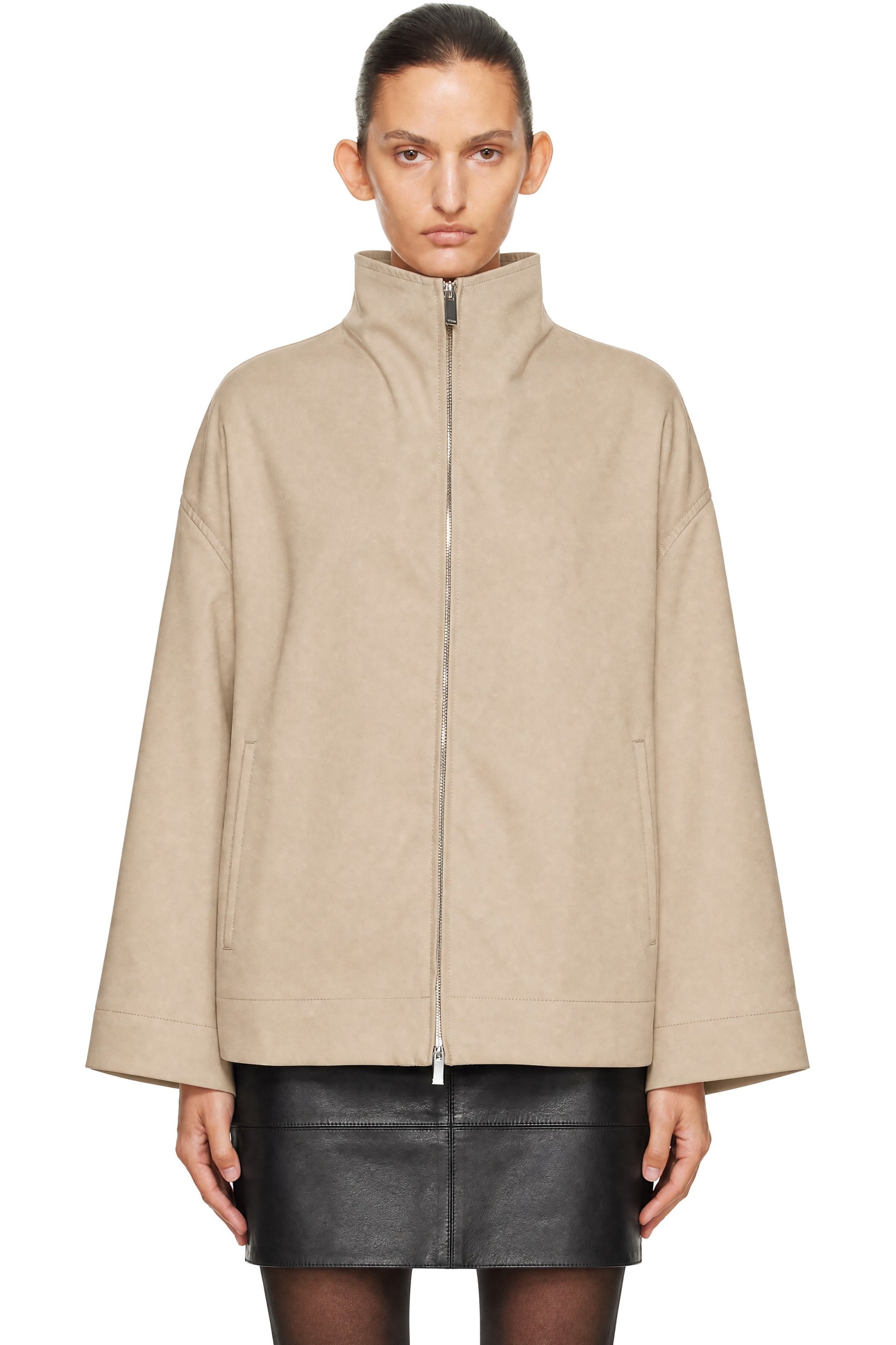 TOTEME - Beige Zipped Country Jacket