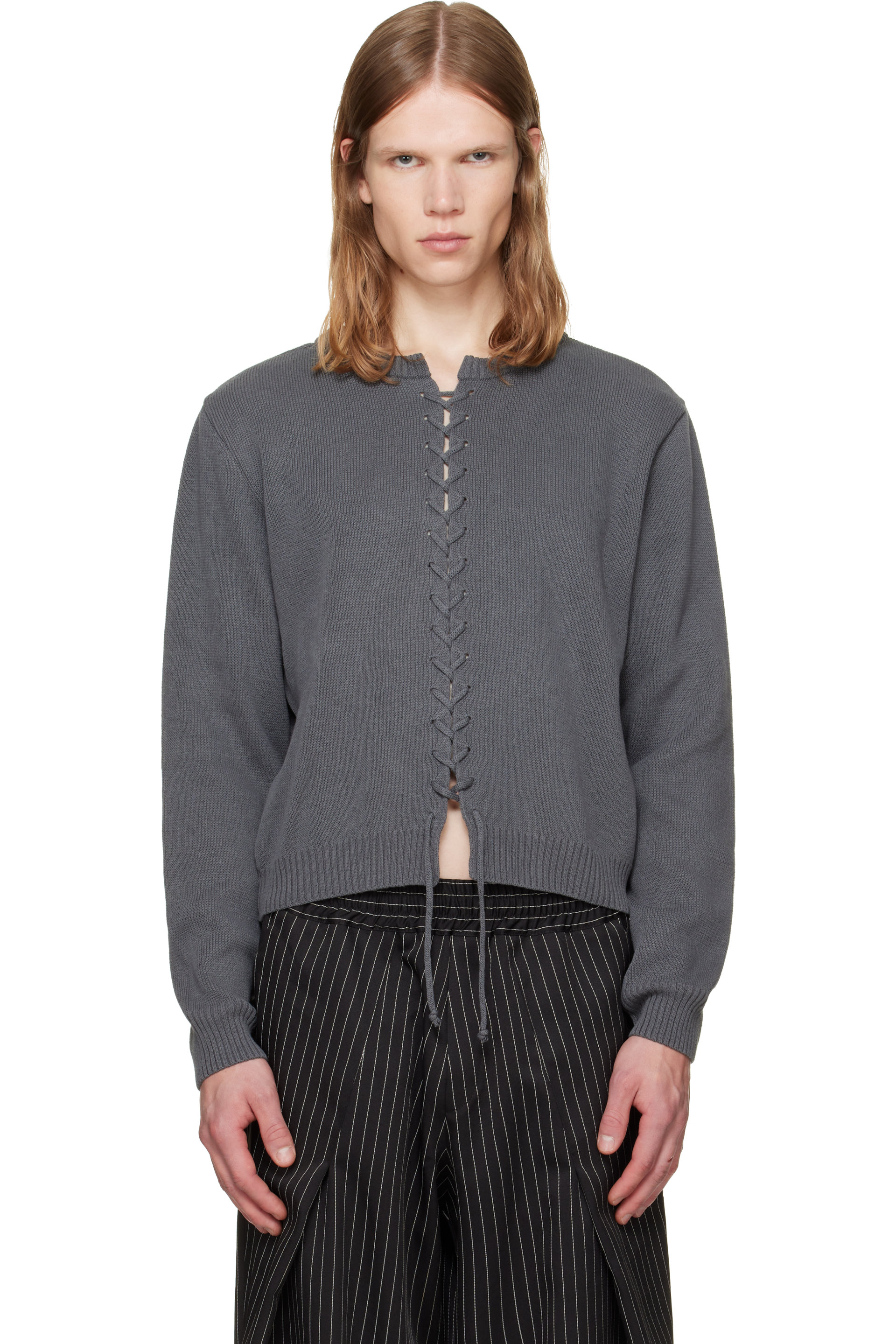 a.v. vattev - Gray Viper Cardigan