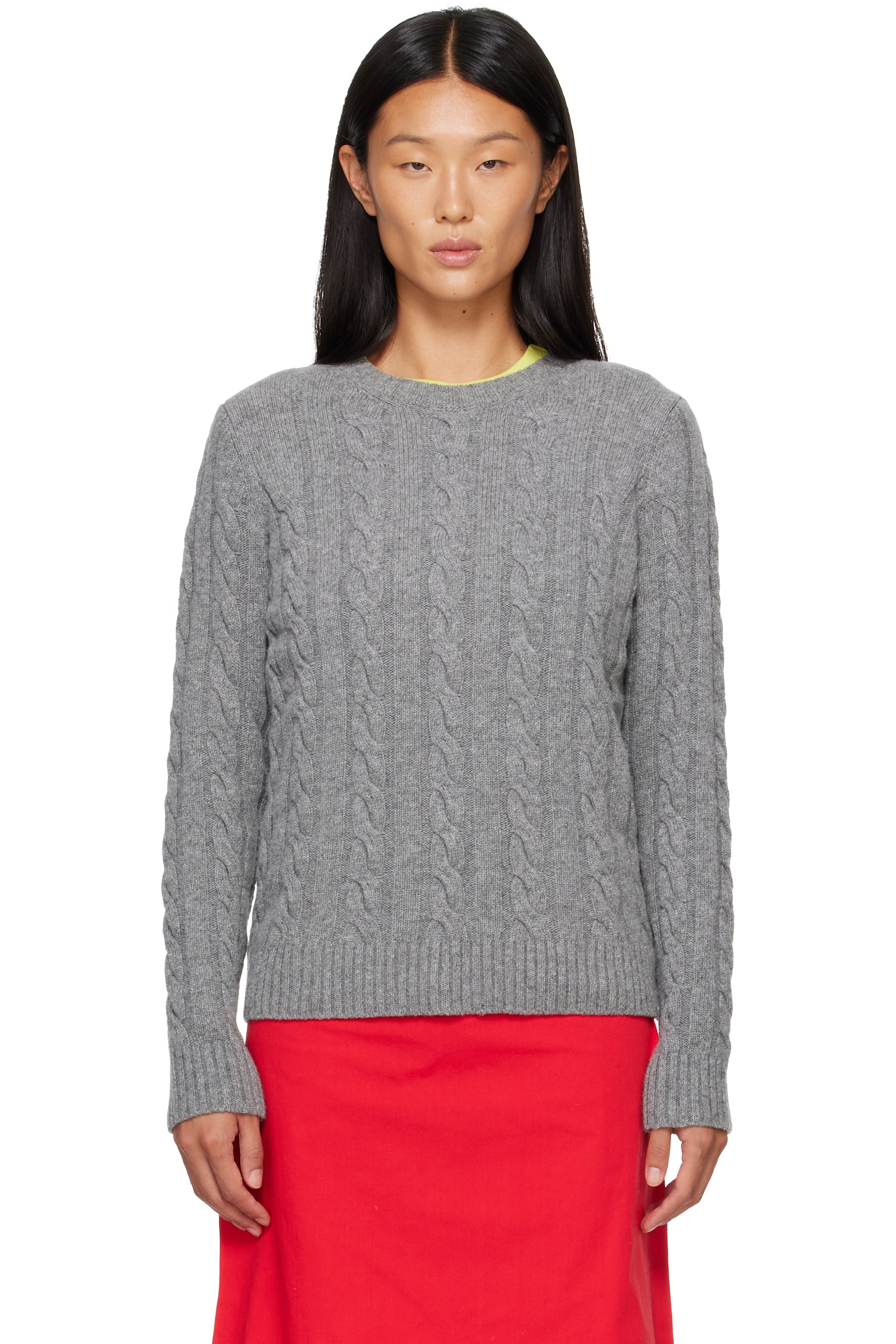 Gimaguas - Gray Braid Sweater