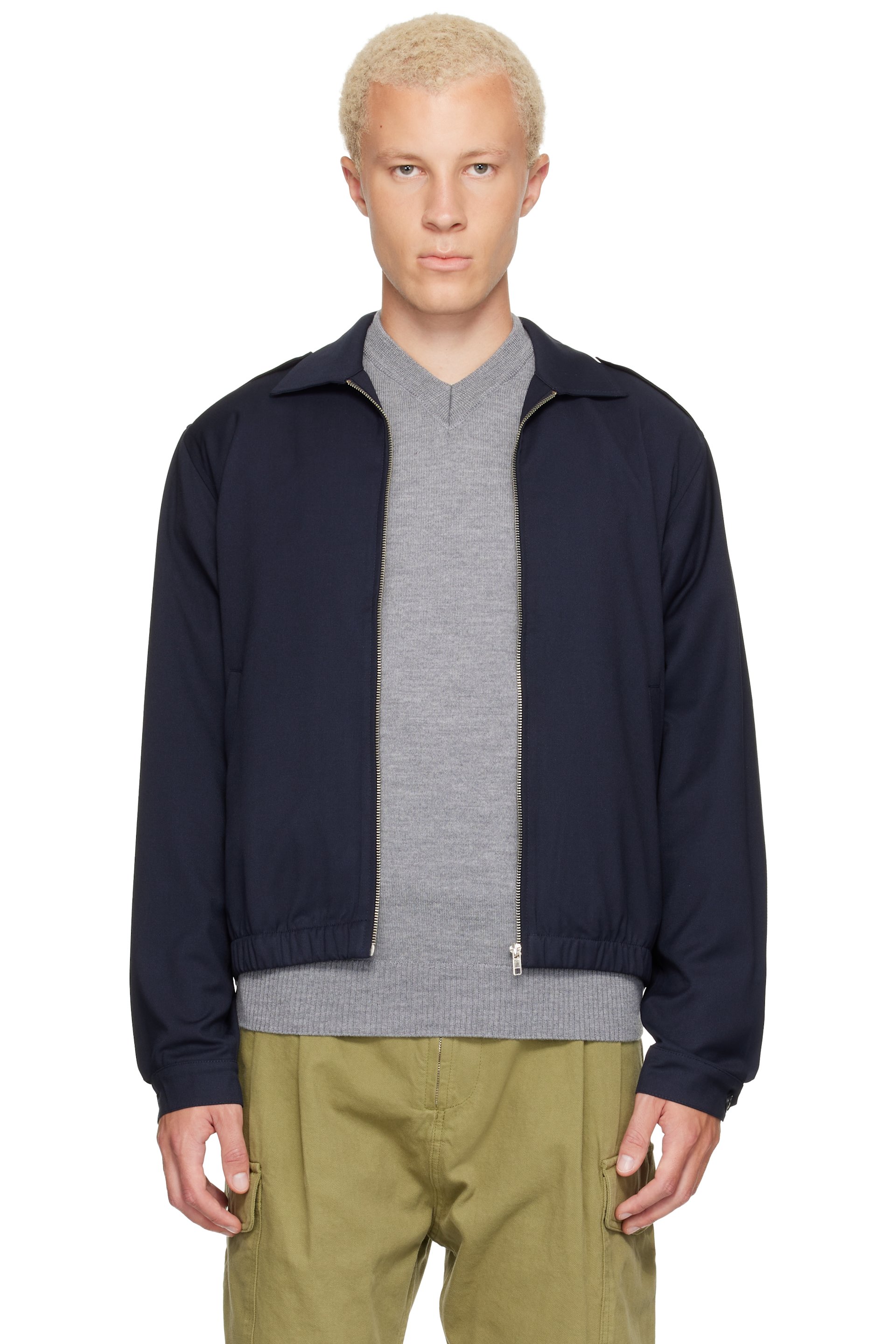 Gimaguas - Navy Cani Bomber Jacket