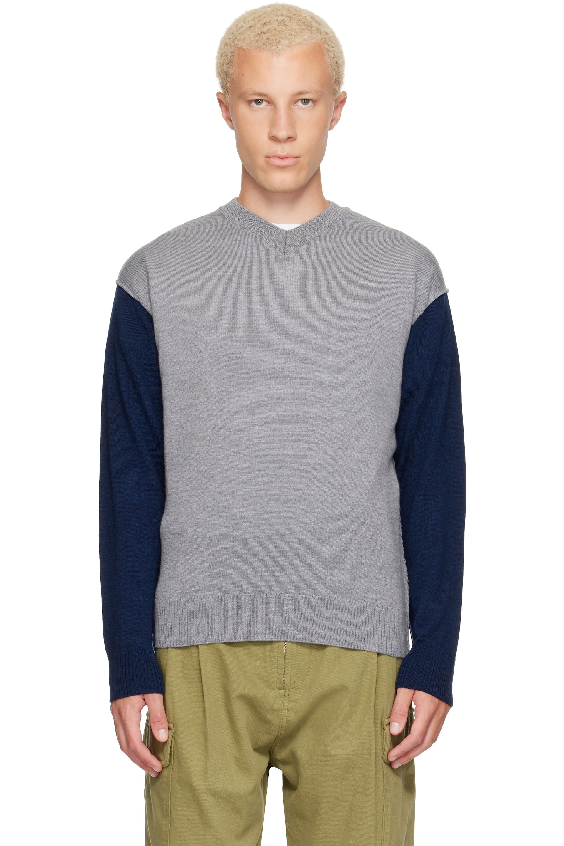 Gimaguas - Gray & Blue Toni Sweater