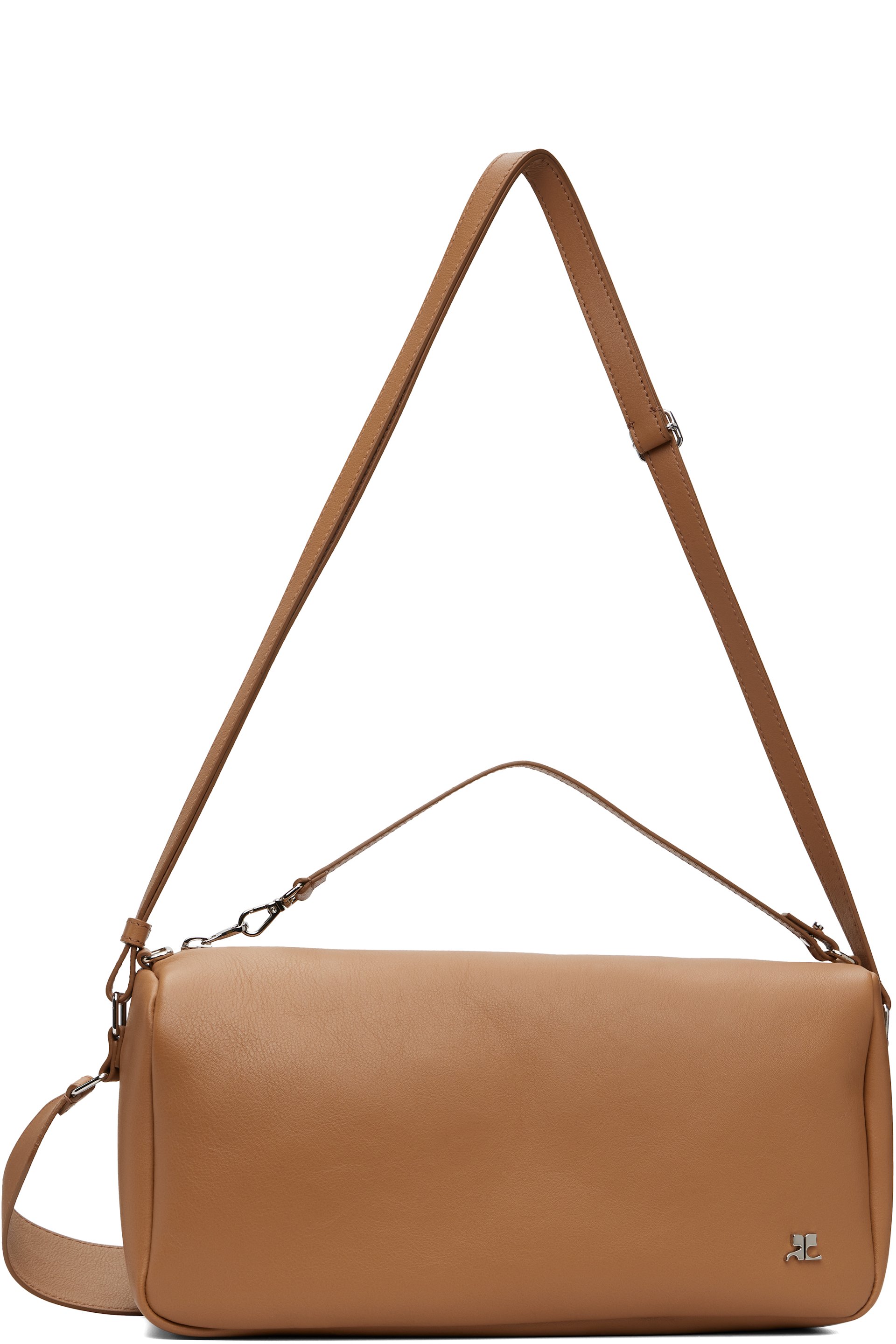 Courrèges - Beige Medium Three Sixty Leather Bag
