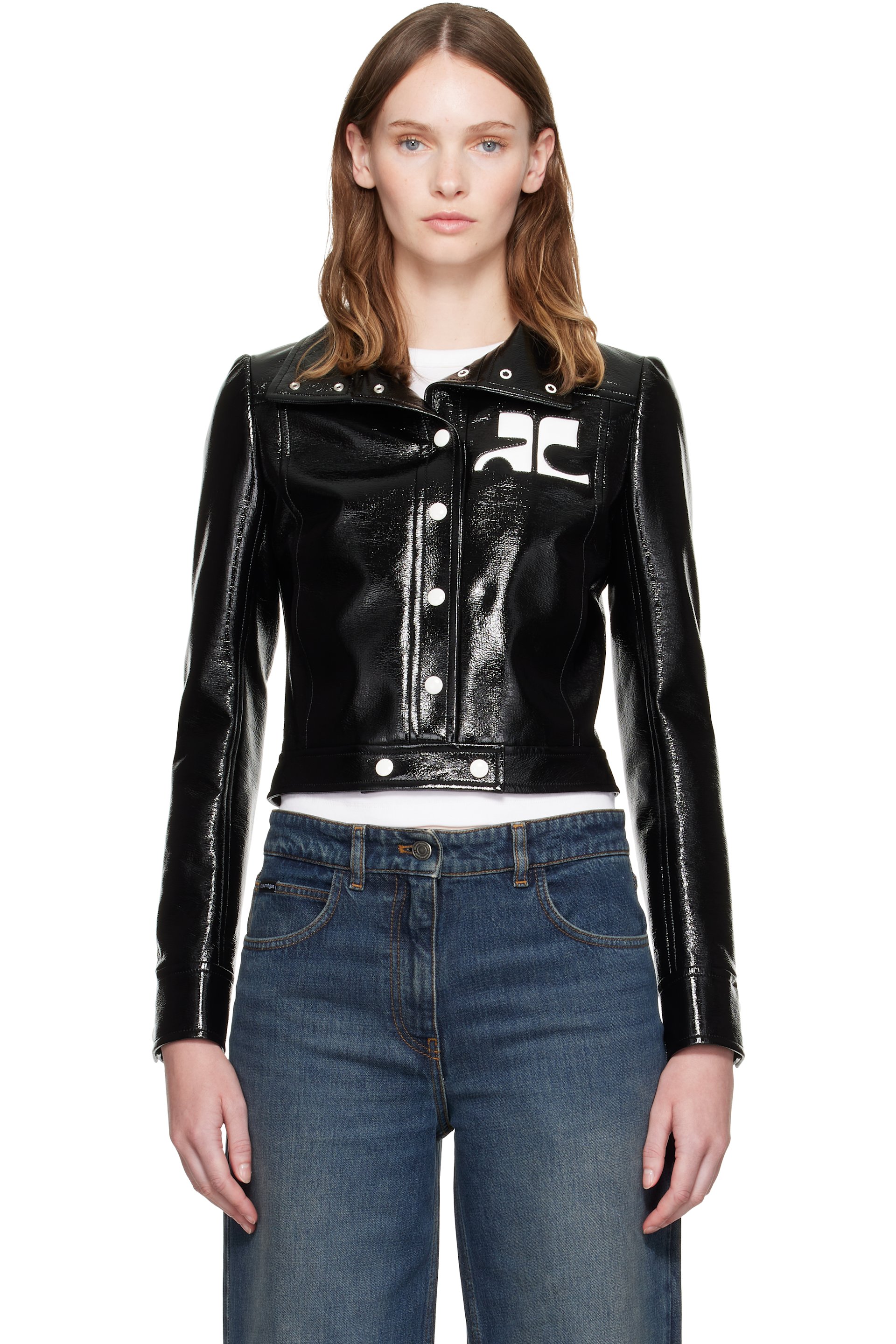 Courrèges - Black Reedition Vinyl Jacket