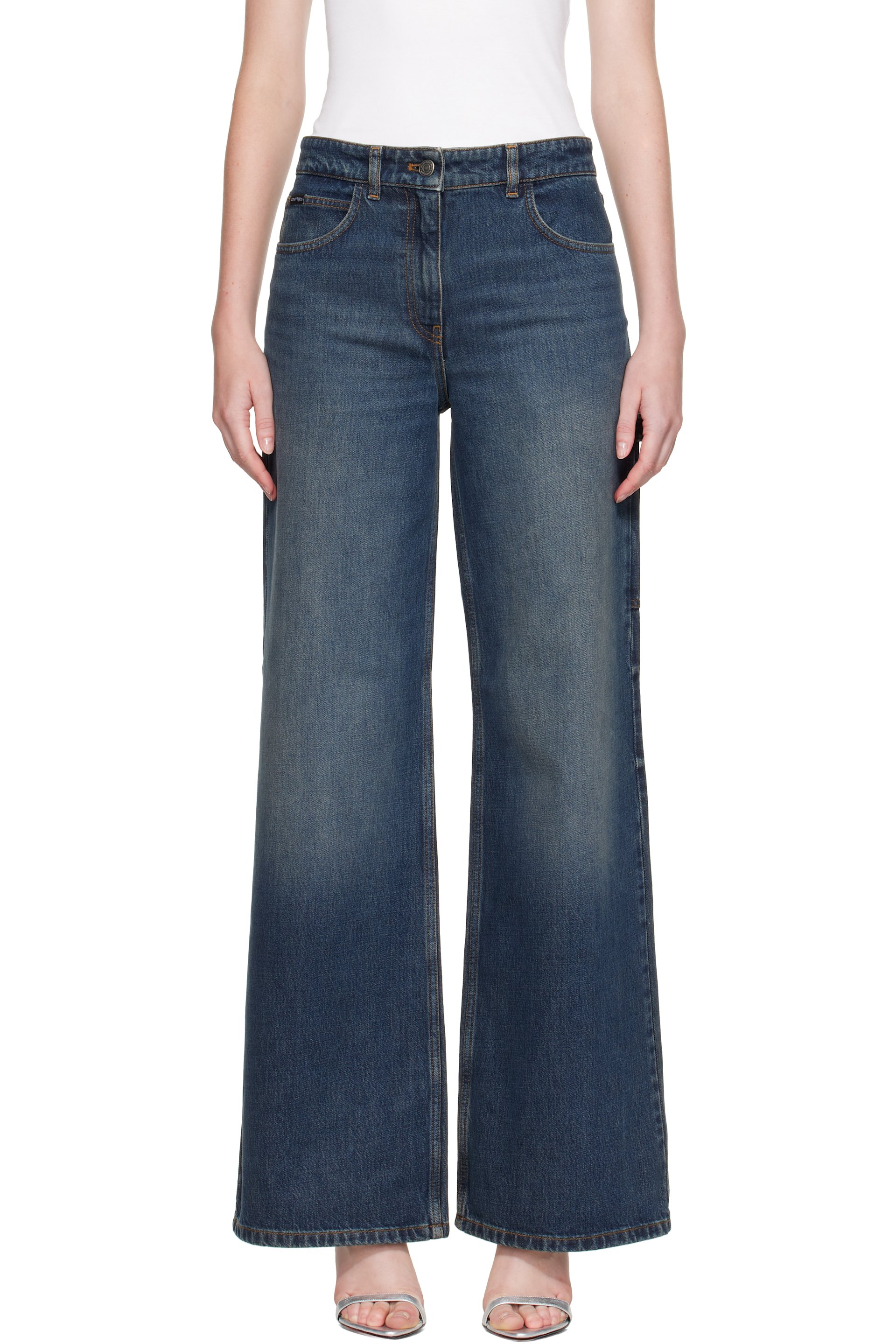 Courrèges - Blue Baggy Jeans
