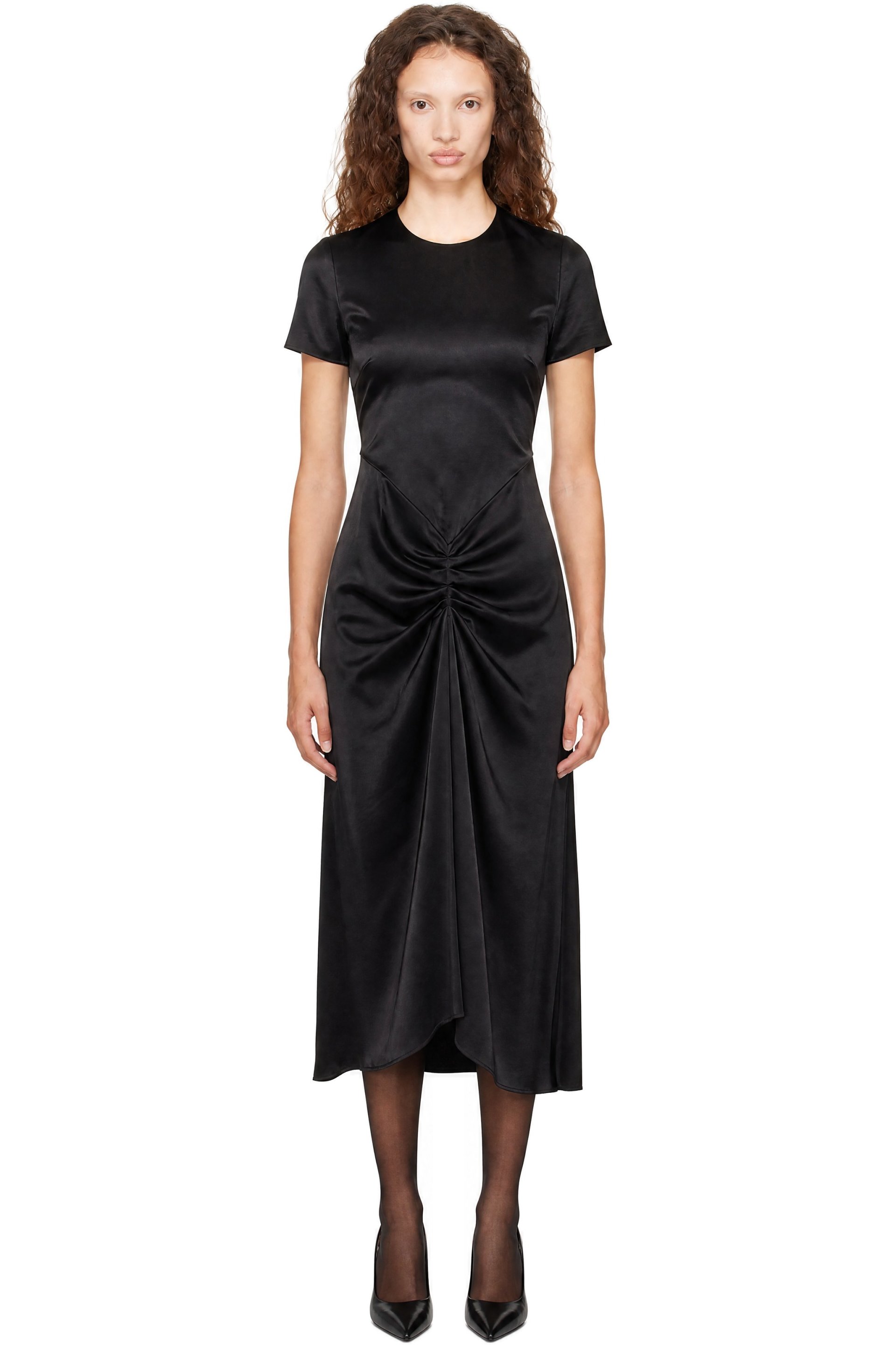 Victoria Beckham - Black Blaire Midi Dress