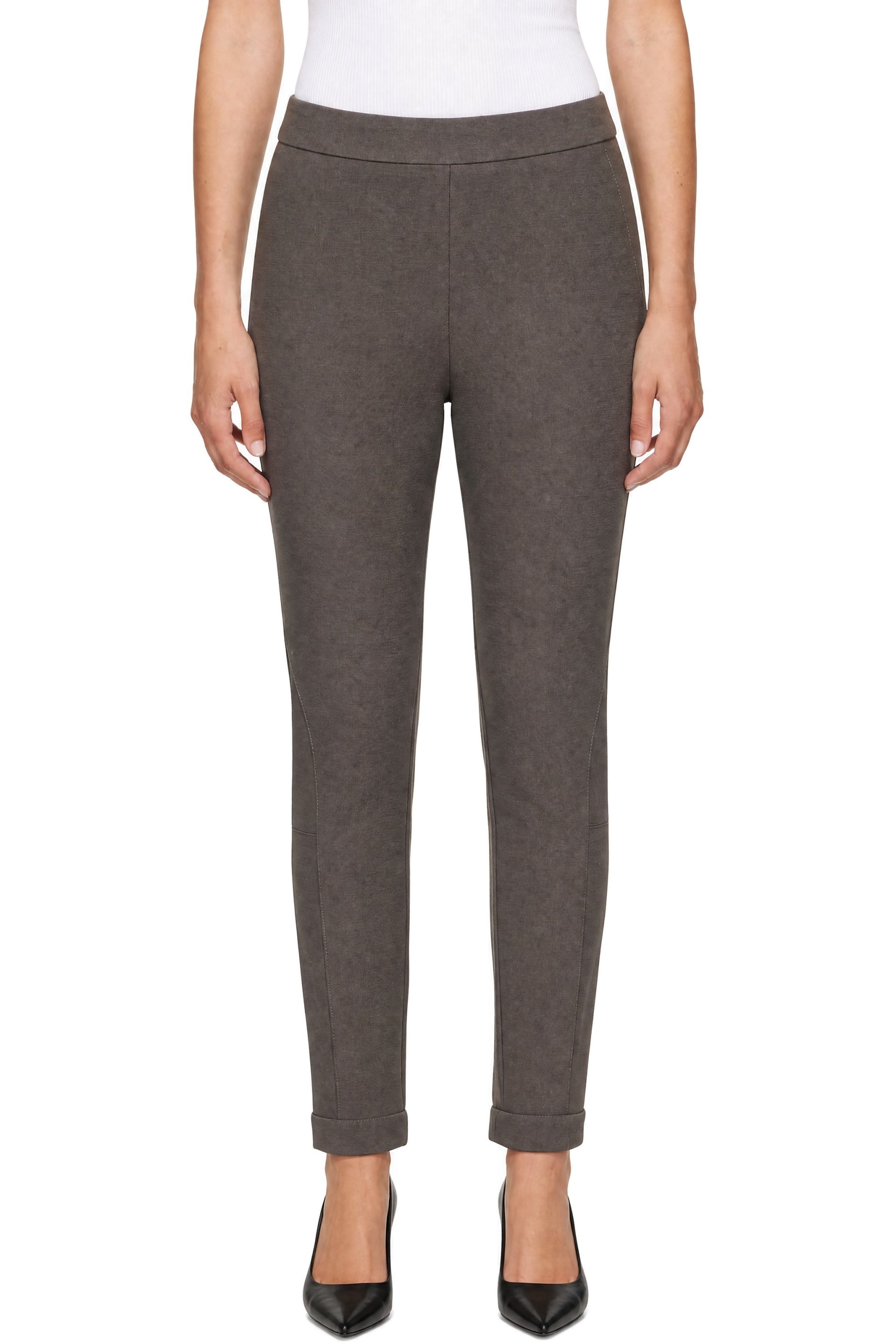 Victoria Beckham - Taupe Slim Riding Trousers