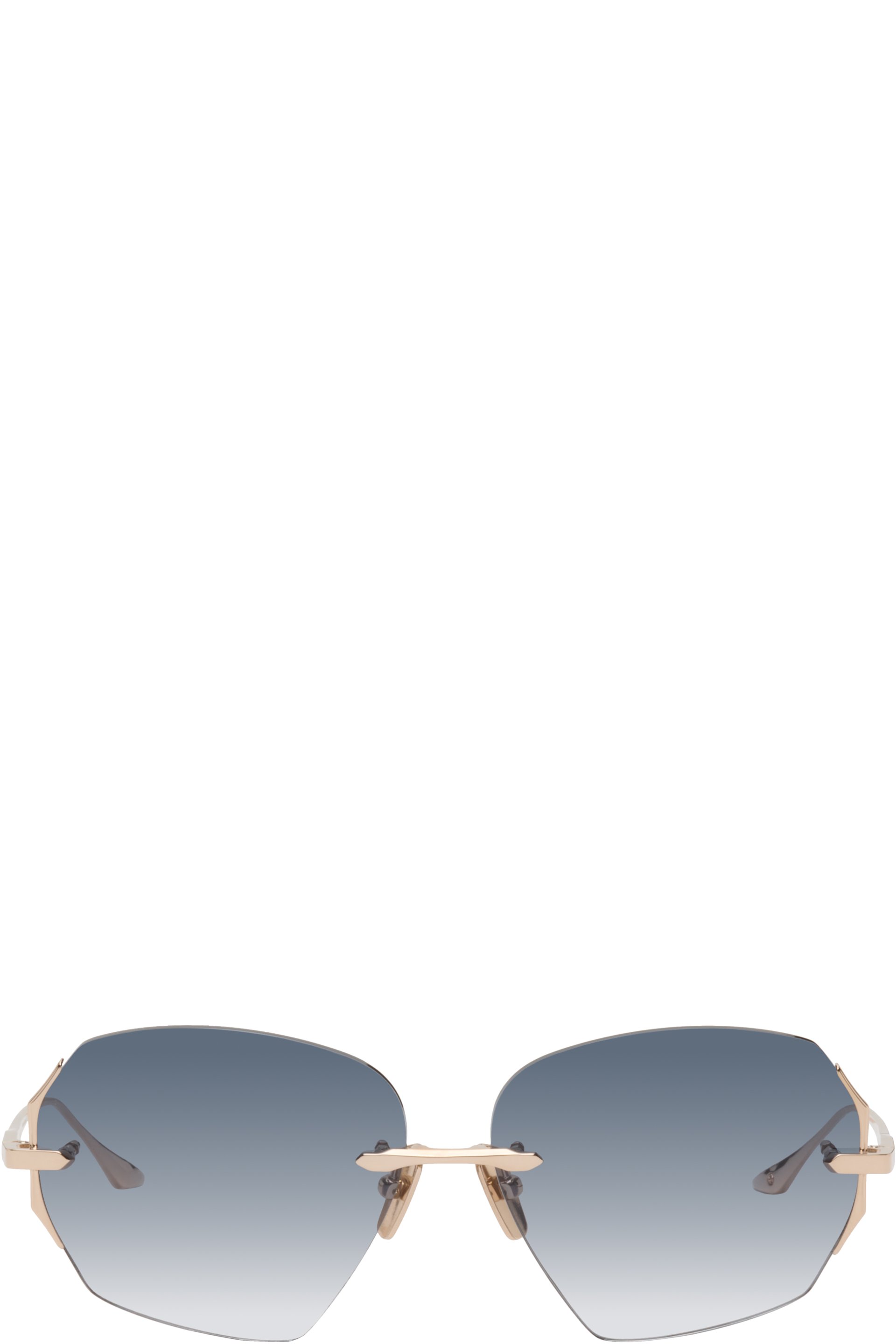 Dita - Gold Dahlvin Sunglasses