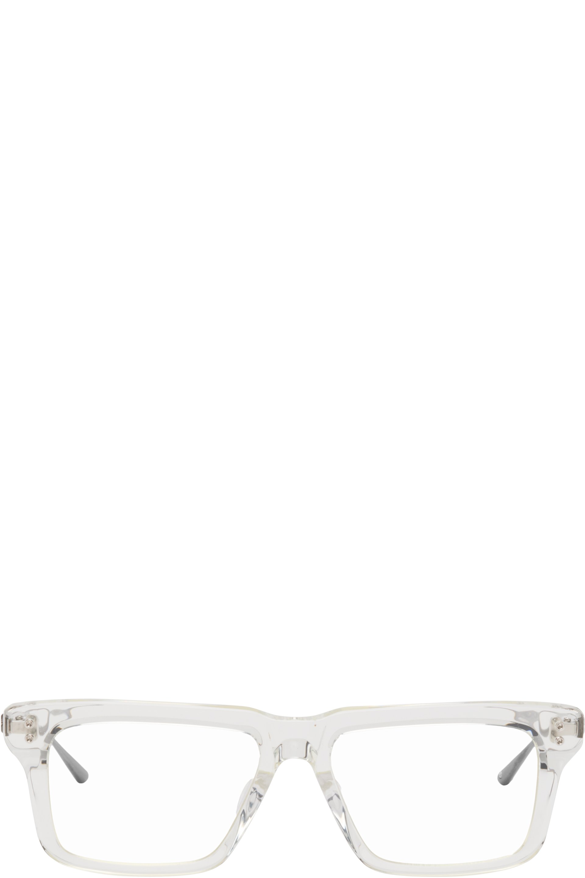 Dita - Transparent & Gunmetal Lataro Glasses