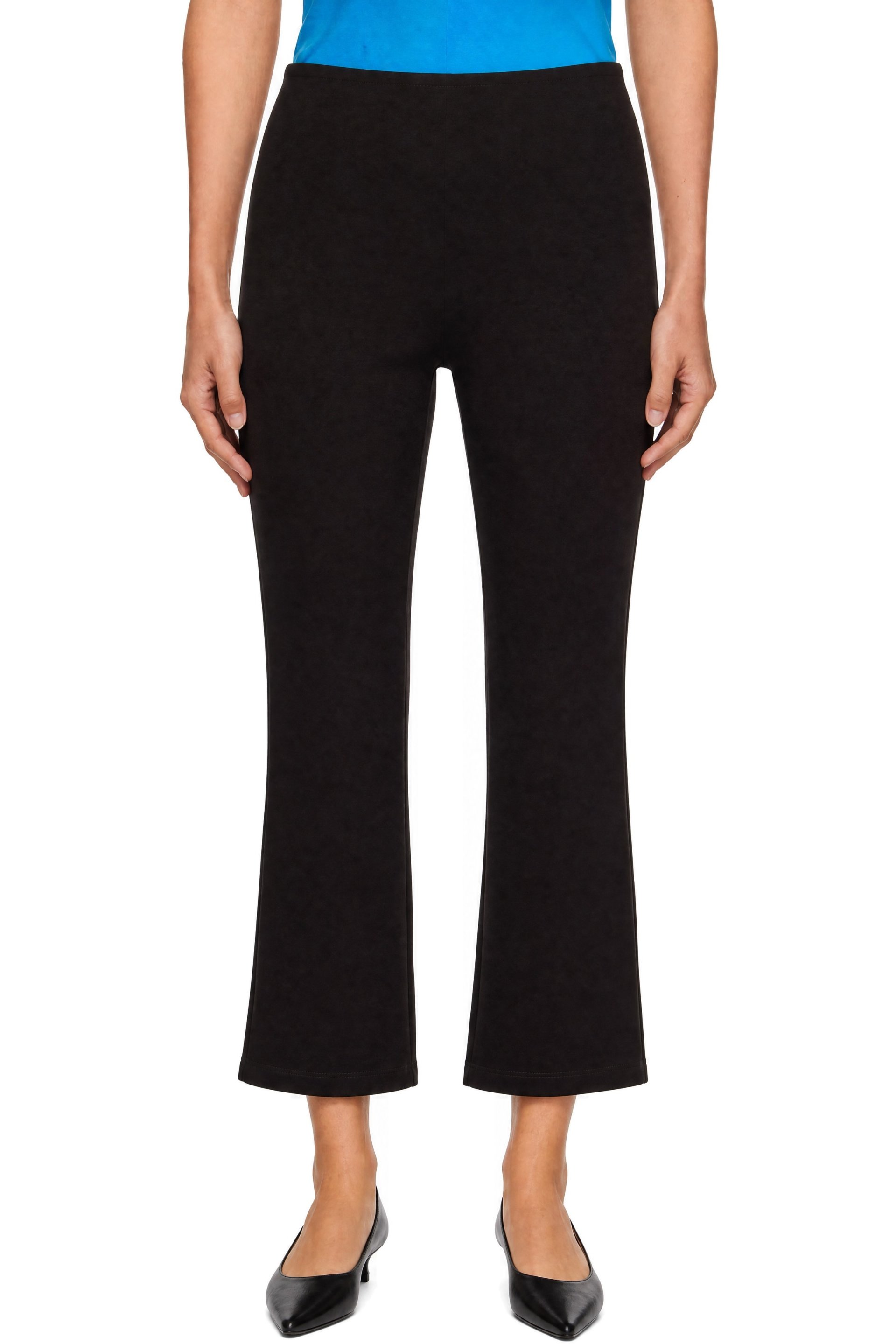 LESET - Brown Rio High Waist Flare Trousers