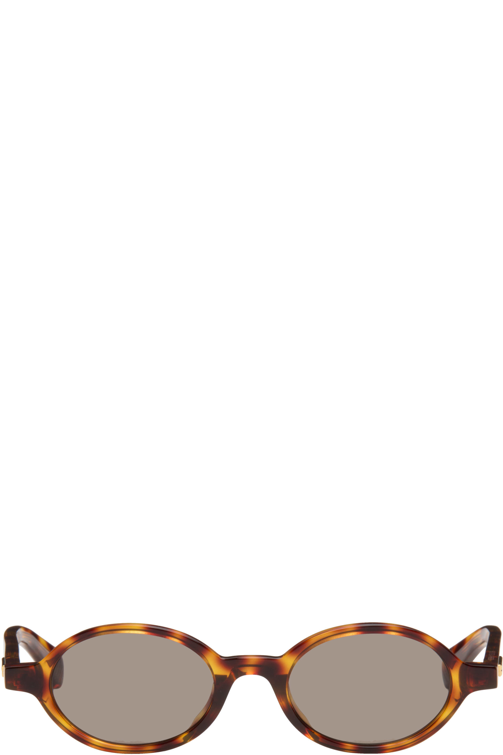 Bottega Veneta - Brown Slim Ribbon Sunglasses