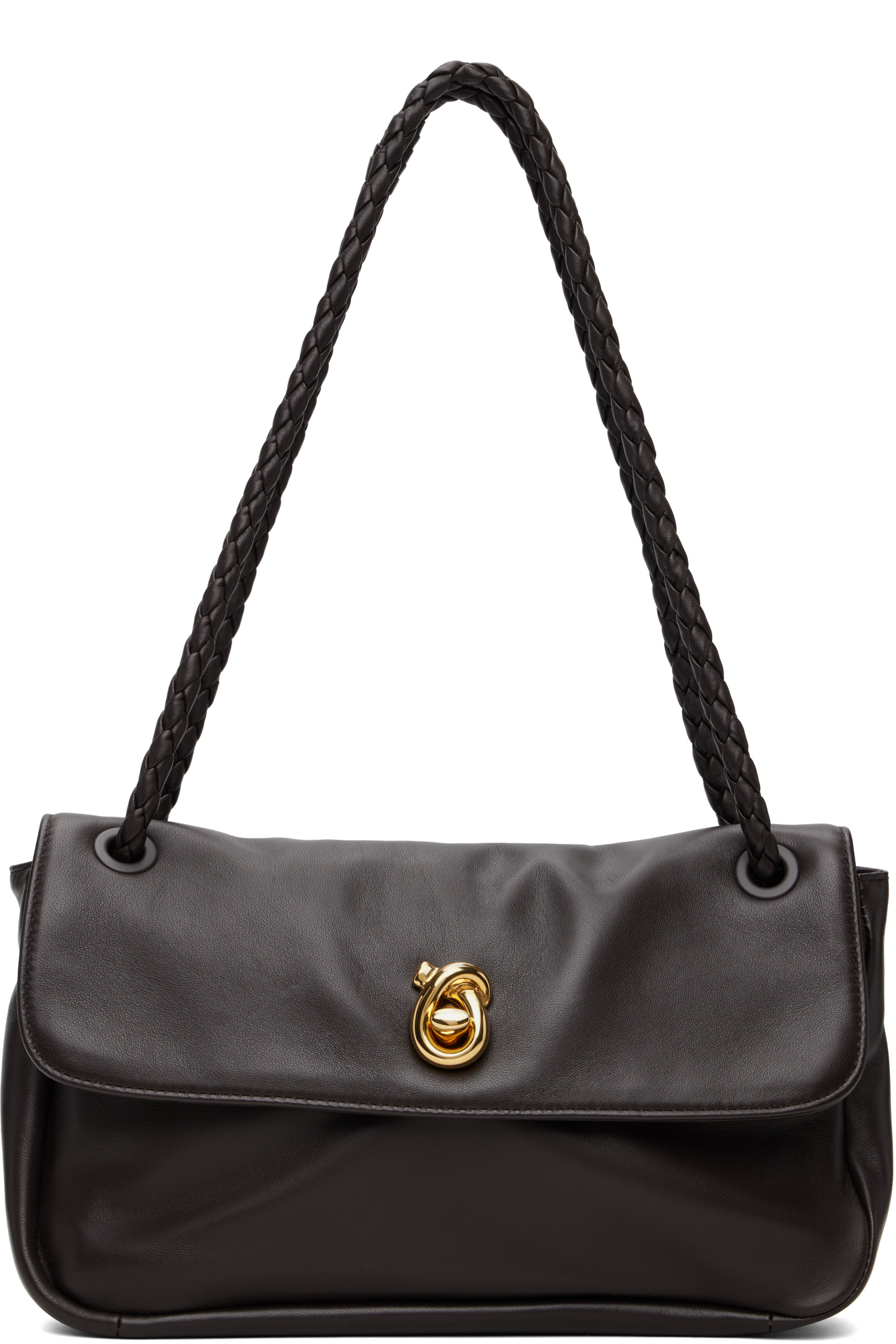 Bottega Veneta - Brown Soft Crossbody Bag