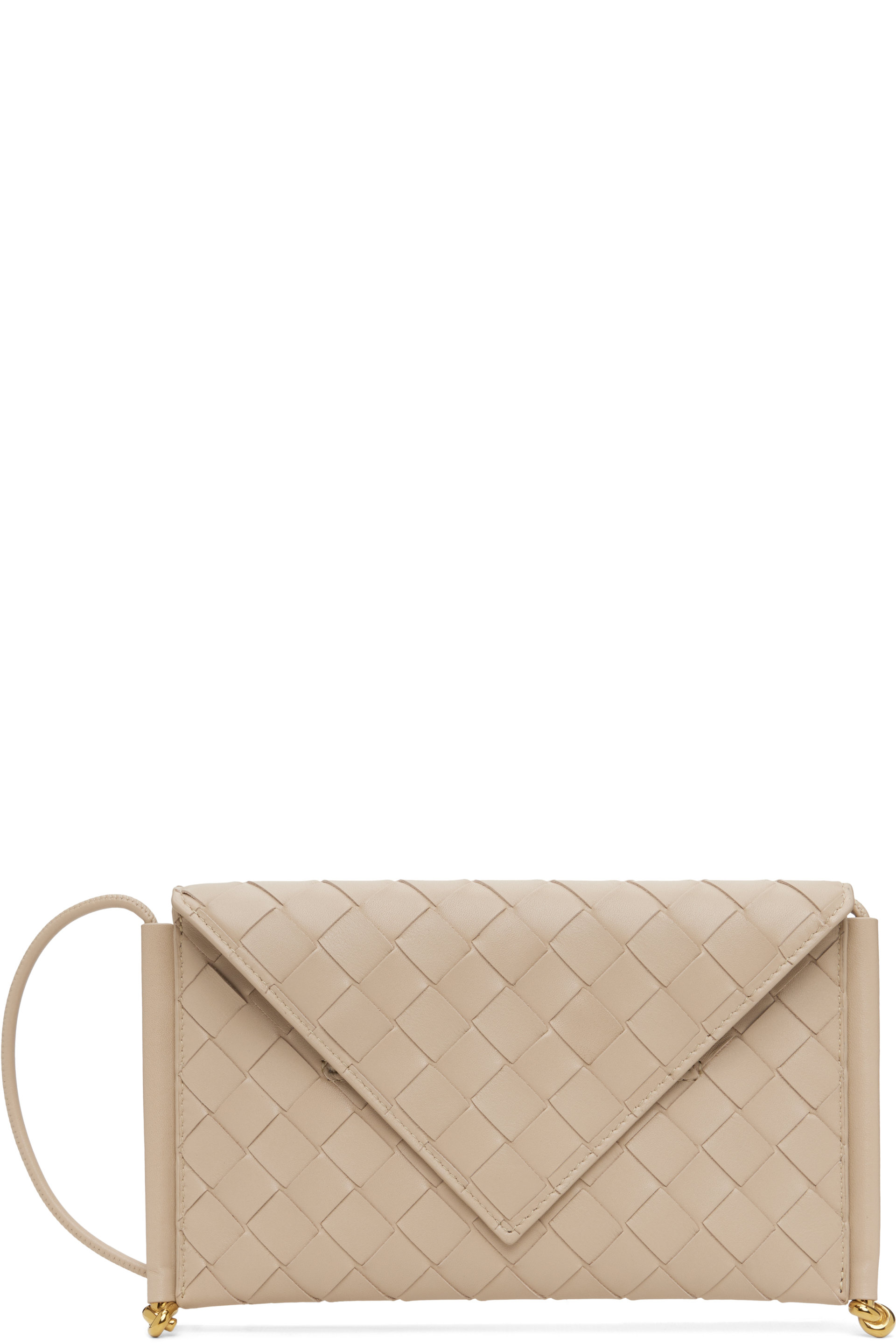 Bottega Veneta - Beige Solstice Phone Pouch