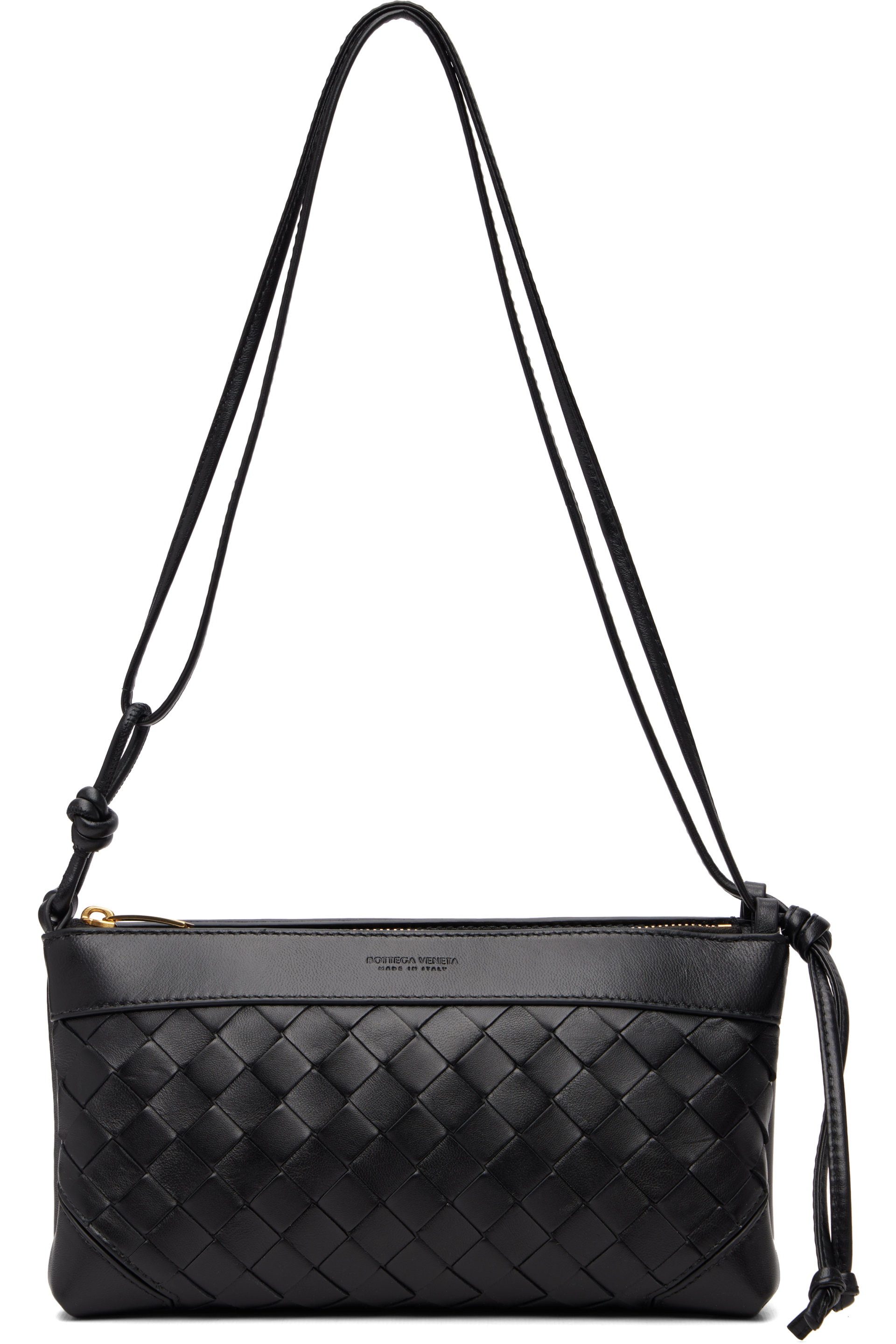 Bottega Veneta - Black Andiamo Double Pouch Bag