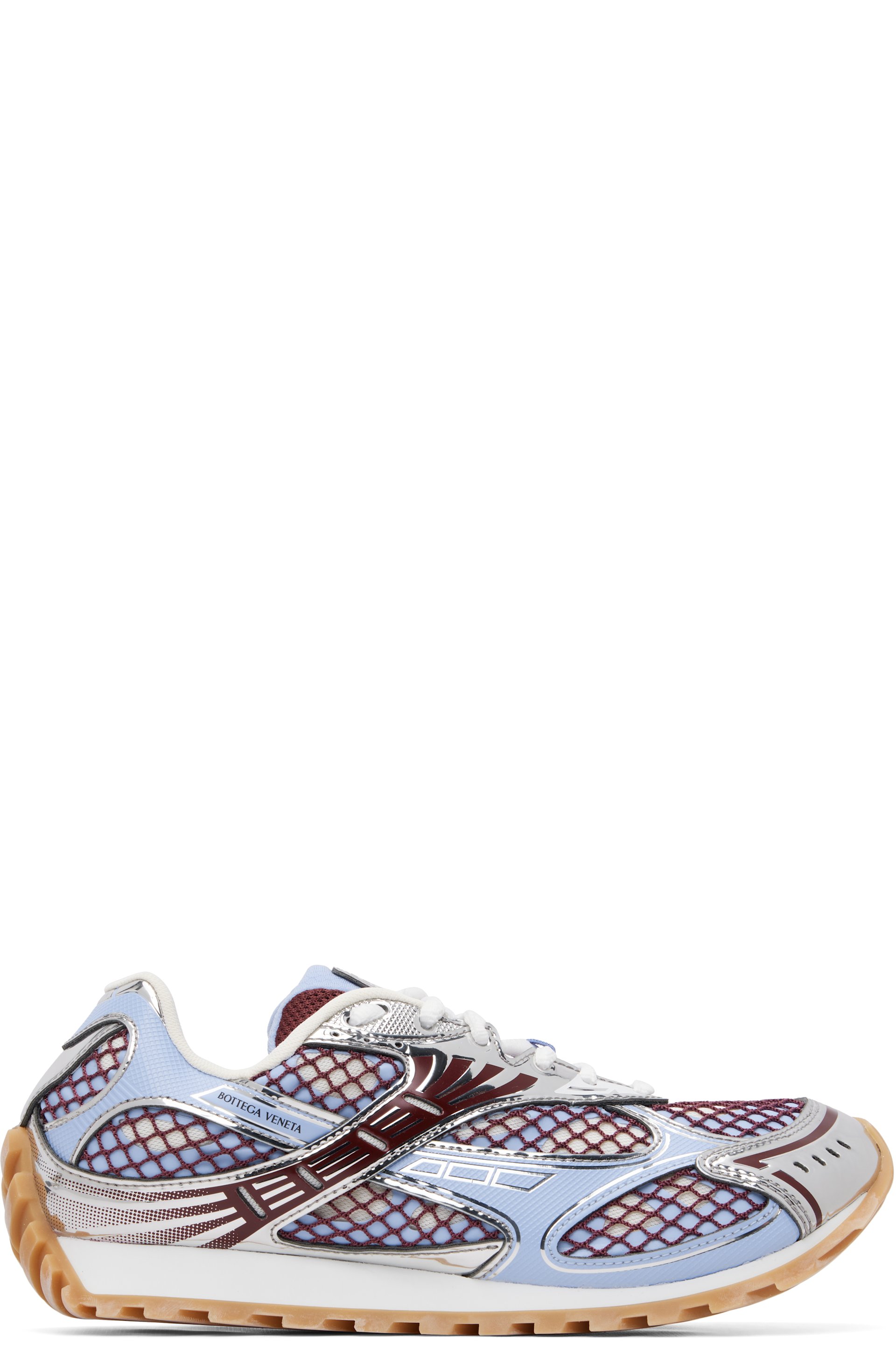 Bottega Veneta - Blue & Burgundy Orbit Sneakers