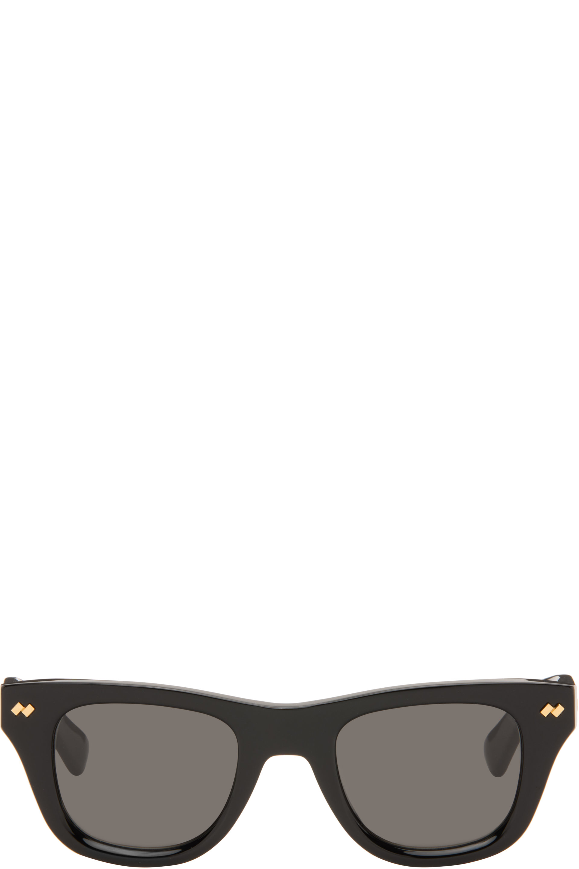 Bottega Veneta - Lunettes de soleil carrées Dizzy noires