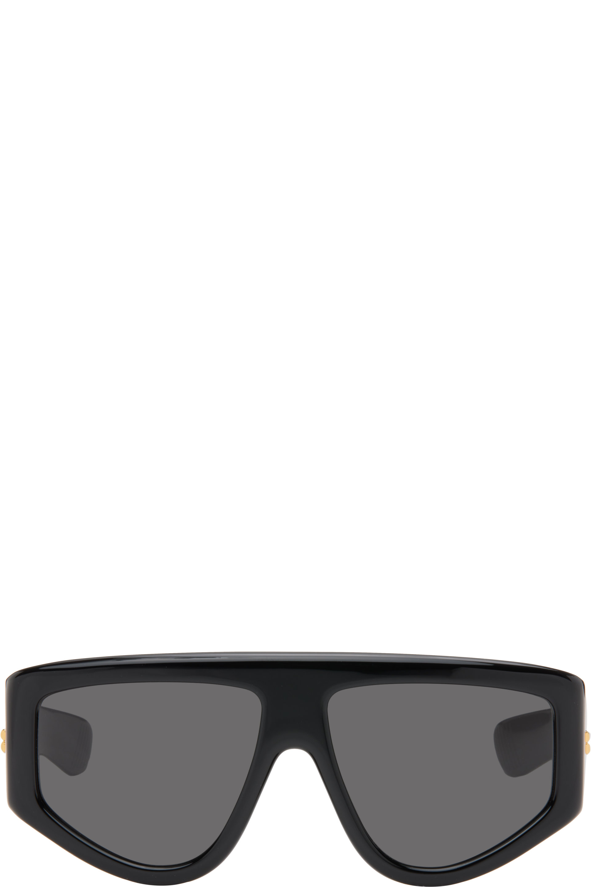 Bottega Veneta - Black Classic Shield Sunglasses