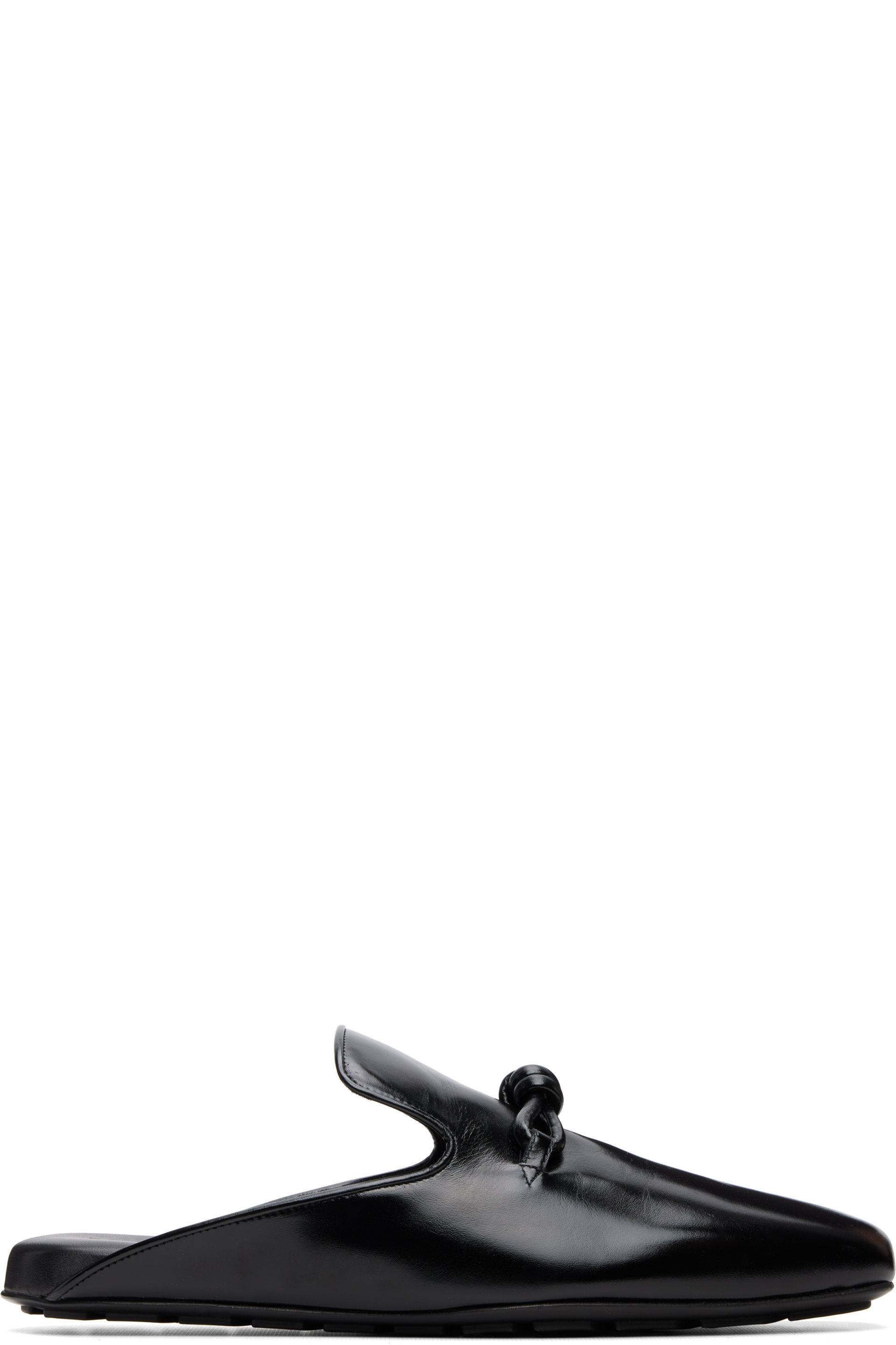 Bottega Veneta - Black Roma Slipper Loafers