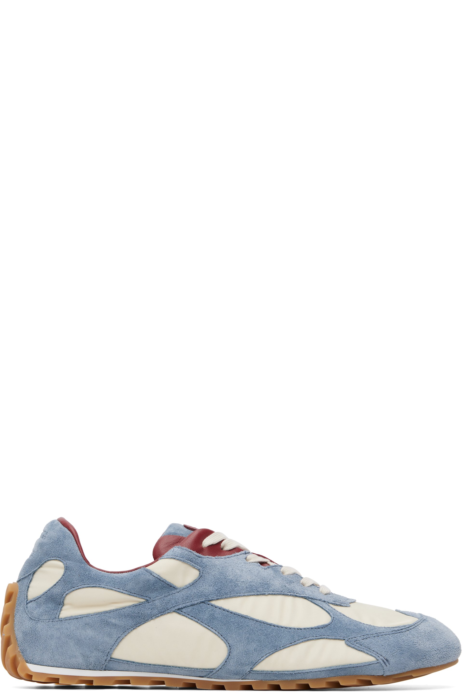 Bottega Veneta - Blue & Off-White Orbit Flash Sneakers