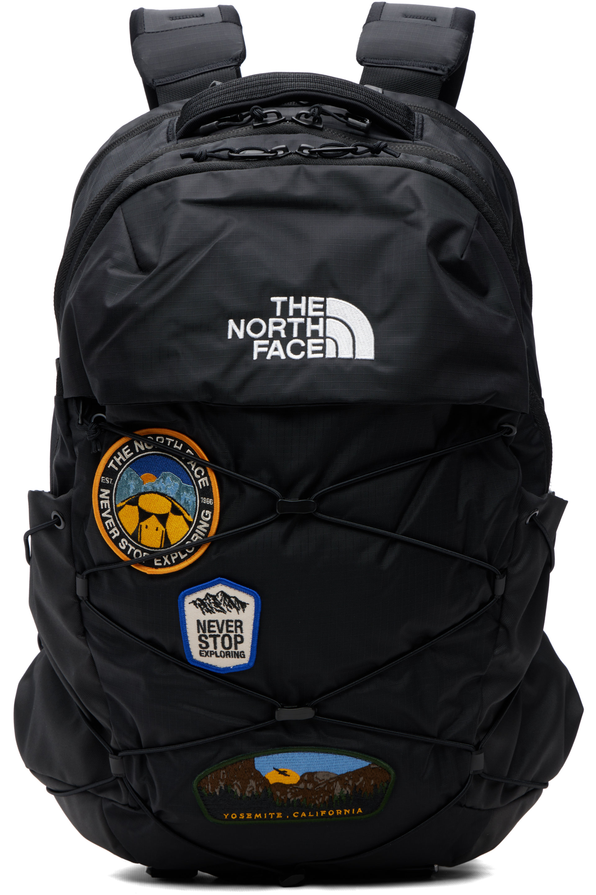 The North Face - Sac à dos Borealis noir à écussons
