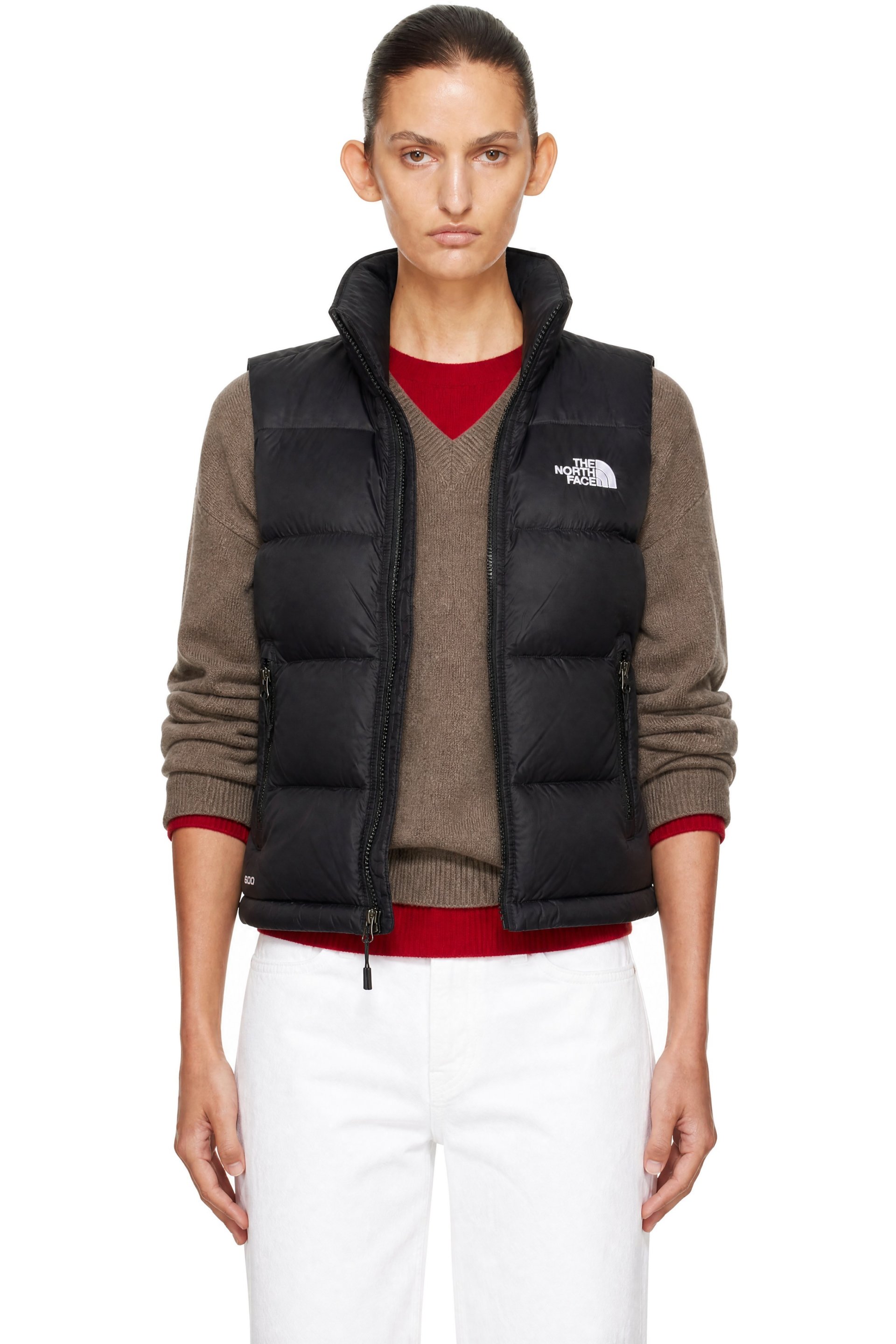 The North Face - Veste trapèze noire rembourrée en duvet - Hydrenalite