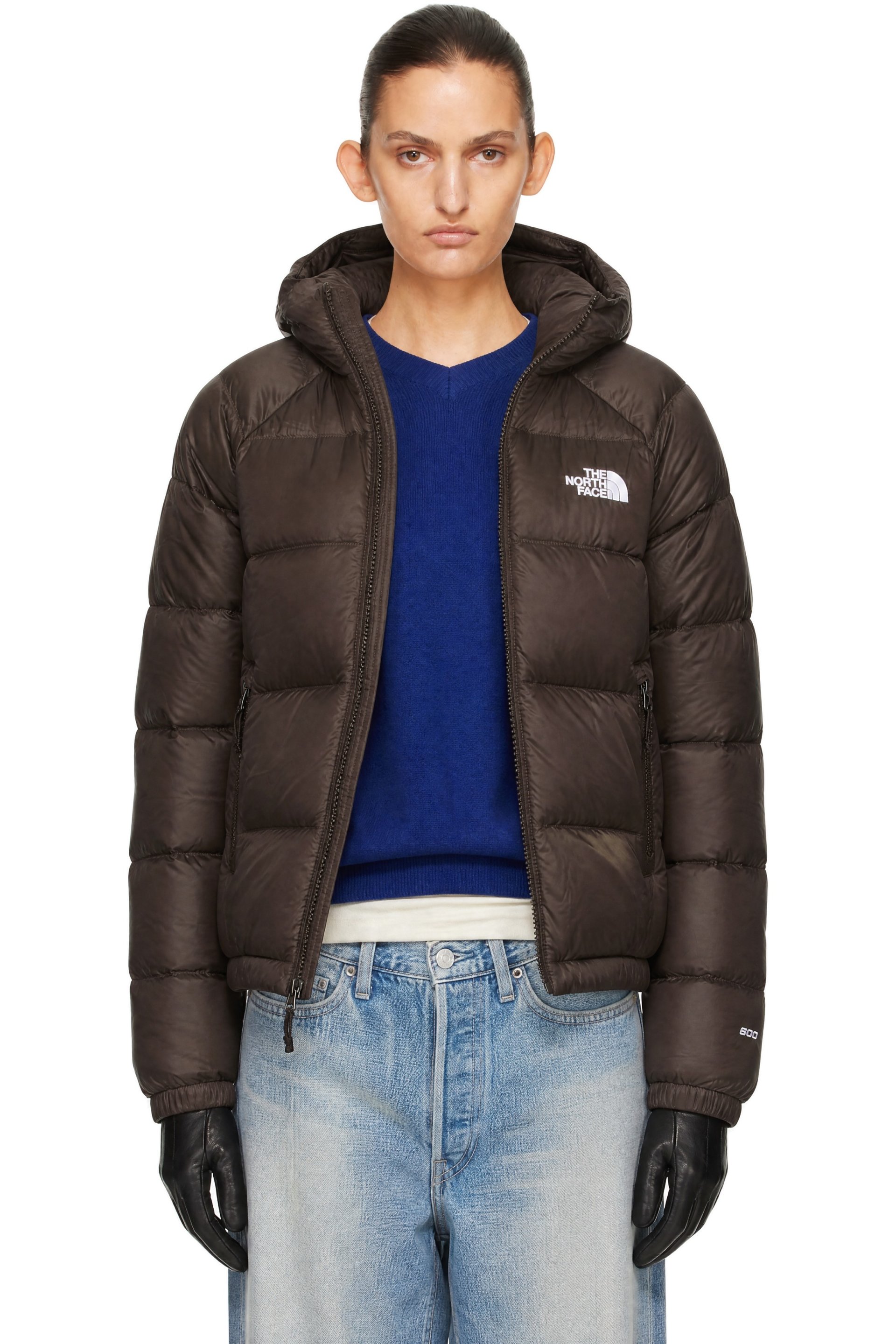 The North Face - Brown Hydrenalite Hoodie Down Jacket